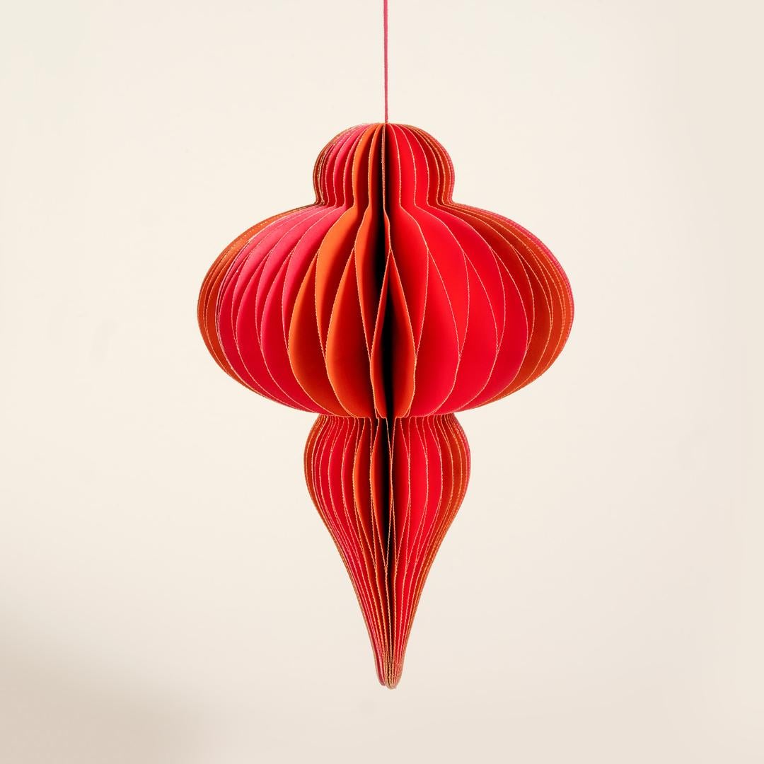 Naıla - Dekoratif Obje 15 Cm Fuşya - Turuncu