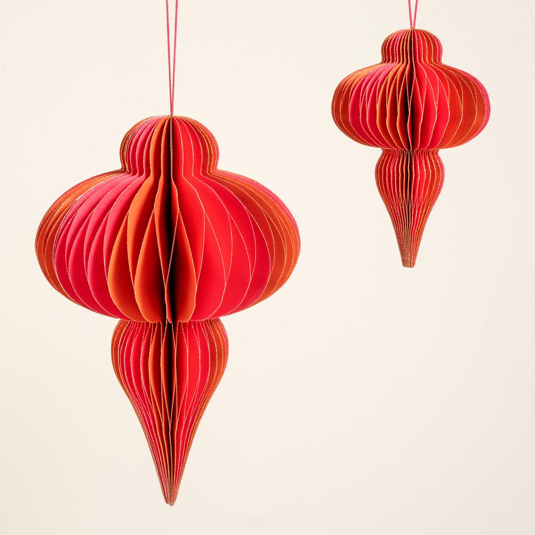 Naıla - Dekoratif Obje 15 Cm Fuşya - Turuncu