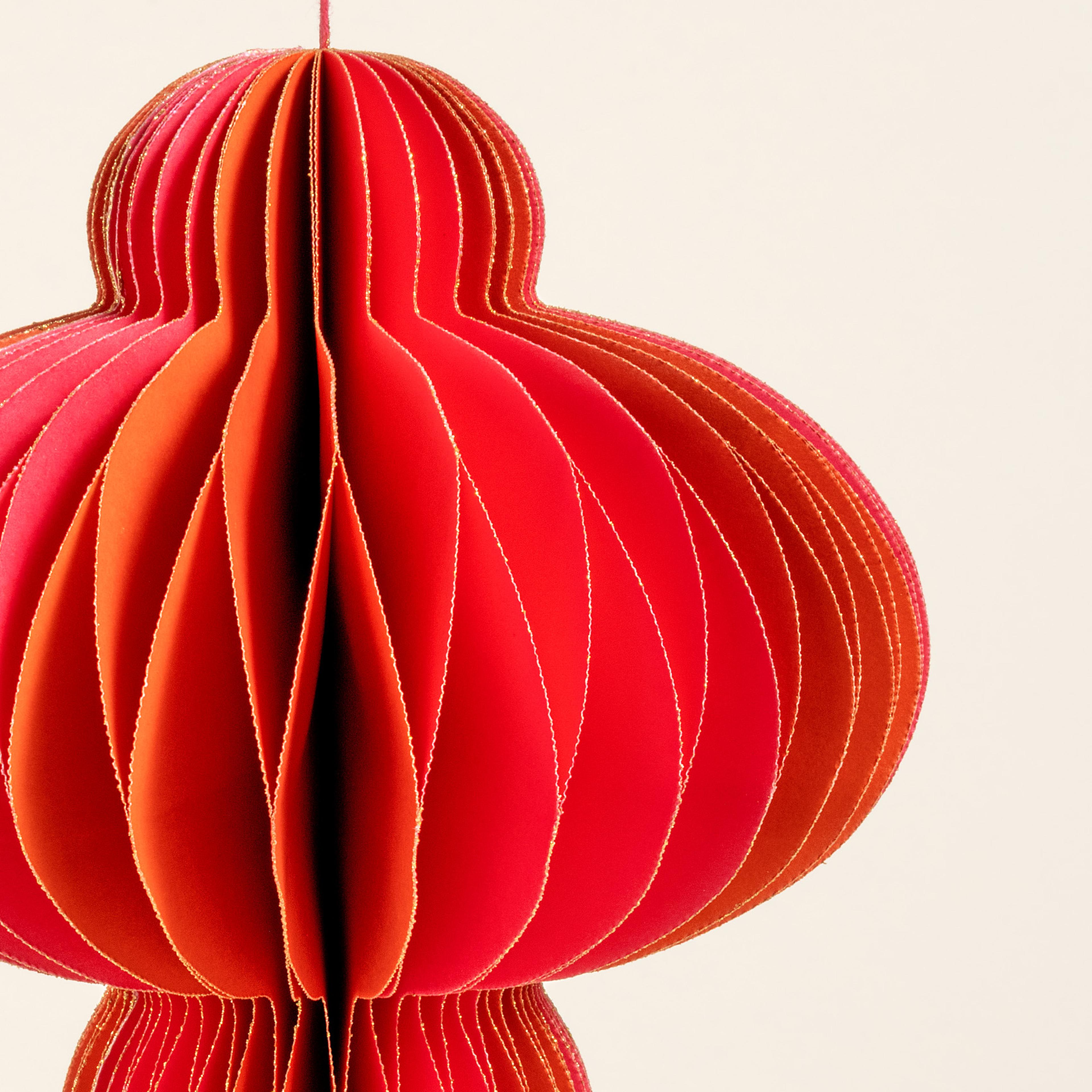 Naıla Dekoratif Obje 25 Cm Fuşya - Turuncu