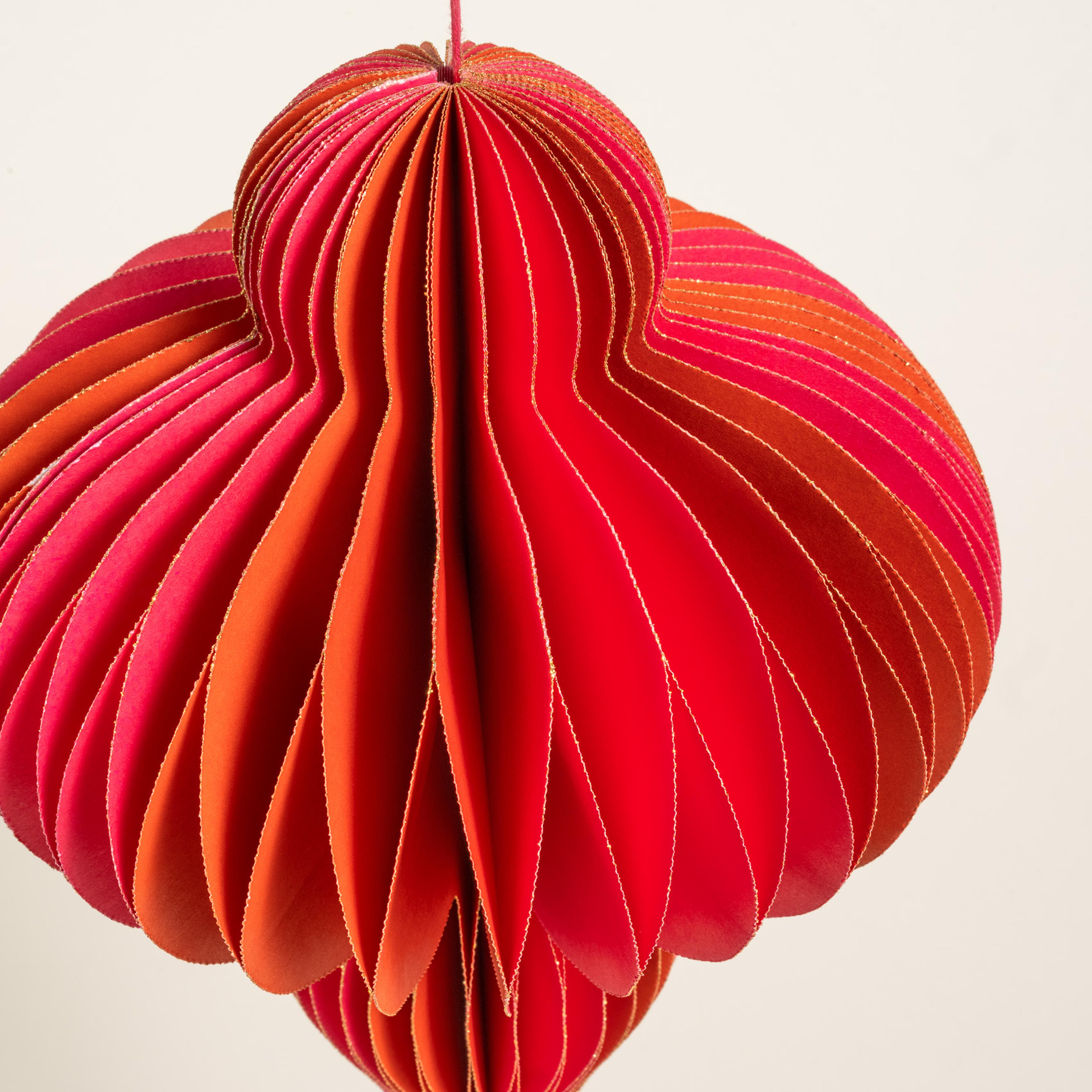 Naıla Dekoratif Obje 25 Cm Fuşya - Turuncu