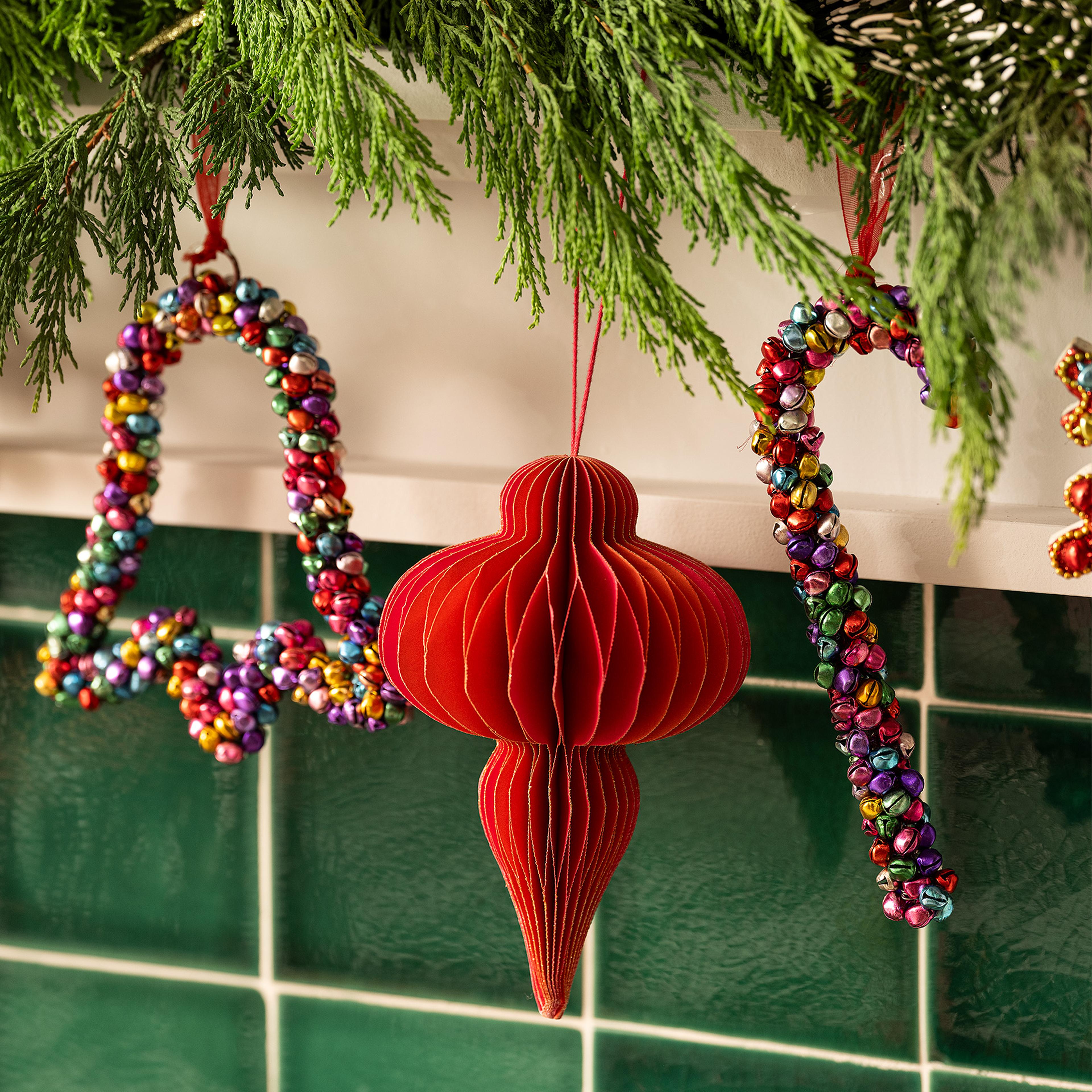 Naıla Dekoratif Obje 25 Cm Fuşya - Turuncu