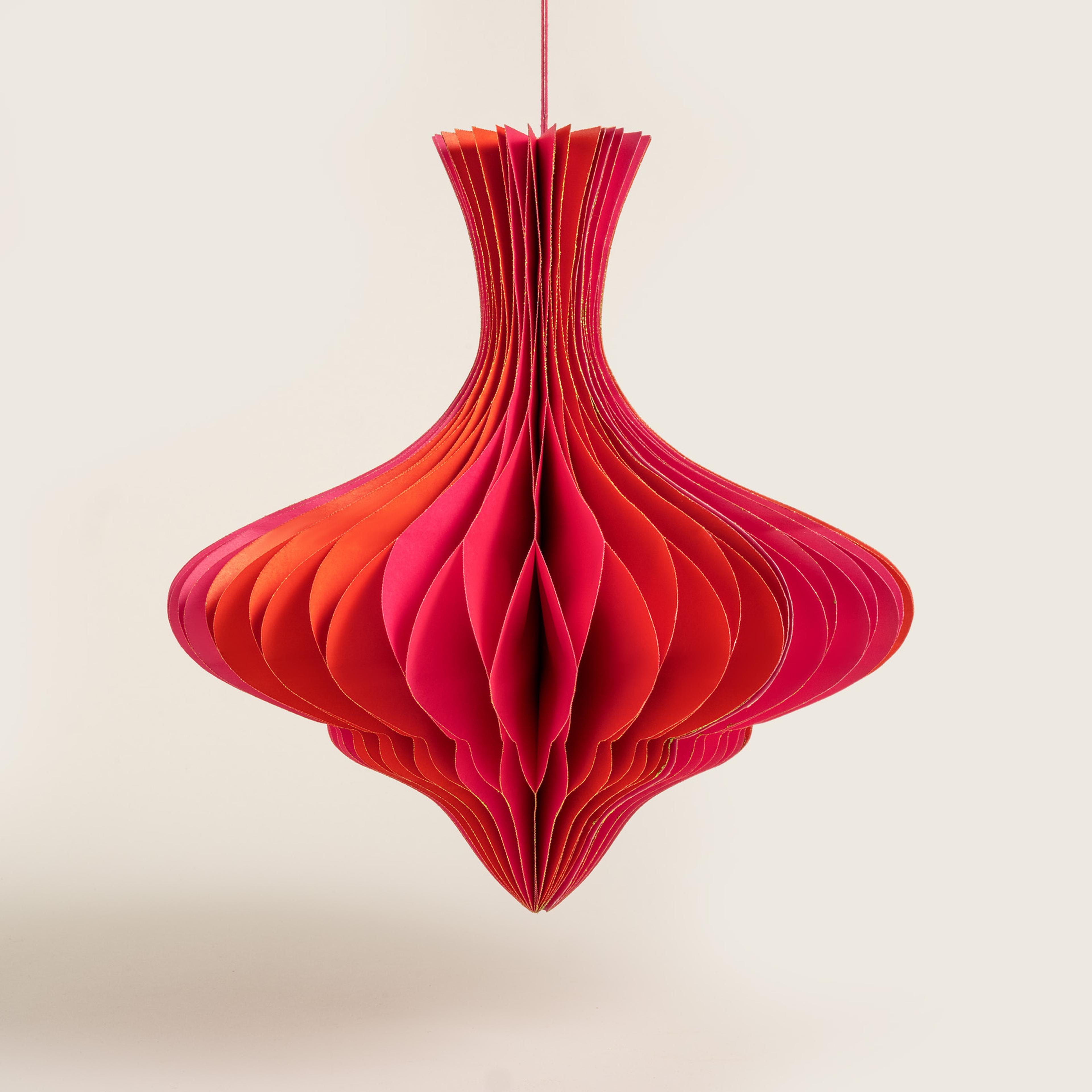 Naıla Dekoratif Obje 30 Cm Fuşya - Turuncu