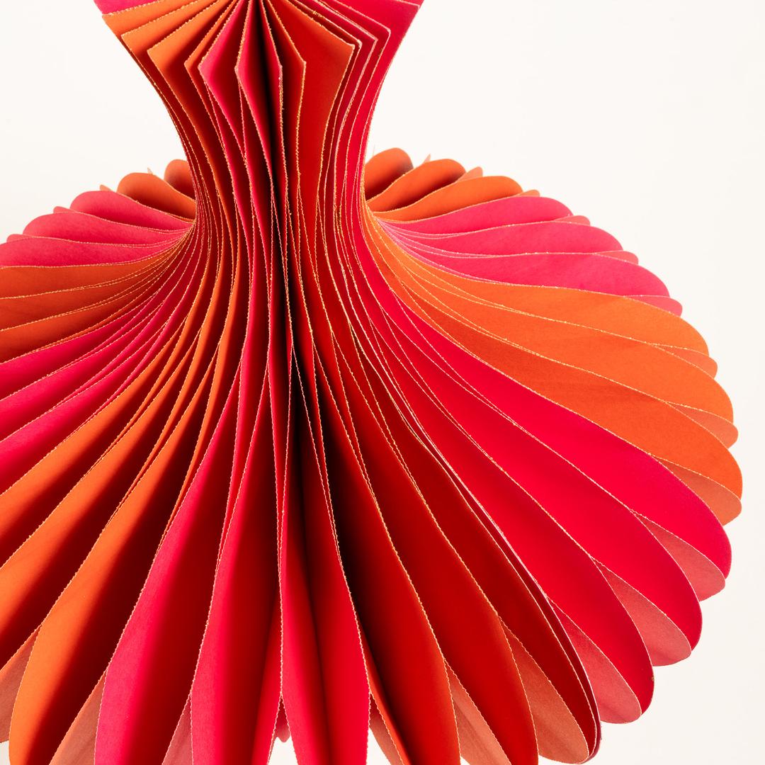 Naıla Dekoratif Obje 30 Cm Fuşya - Turuncu