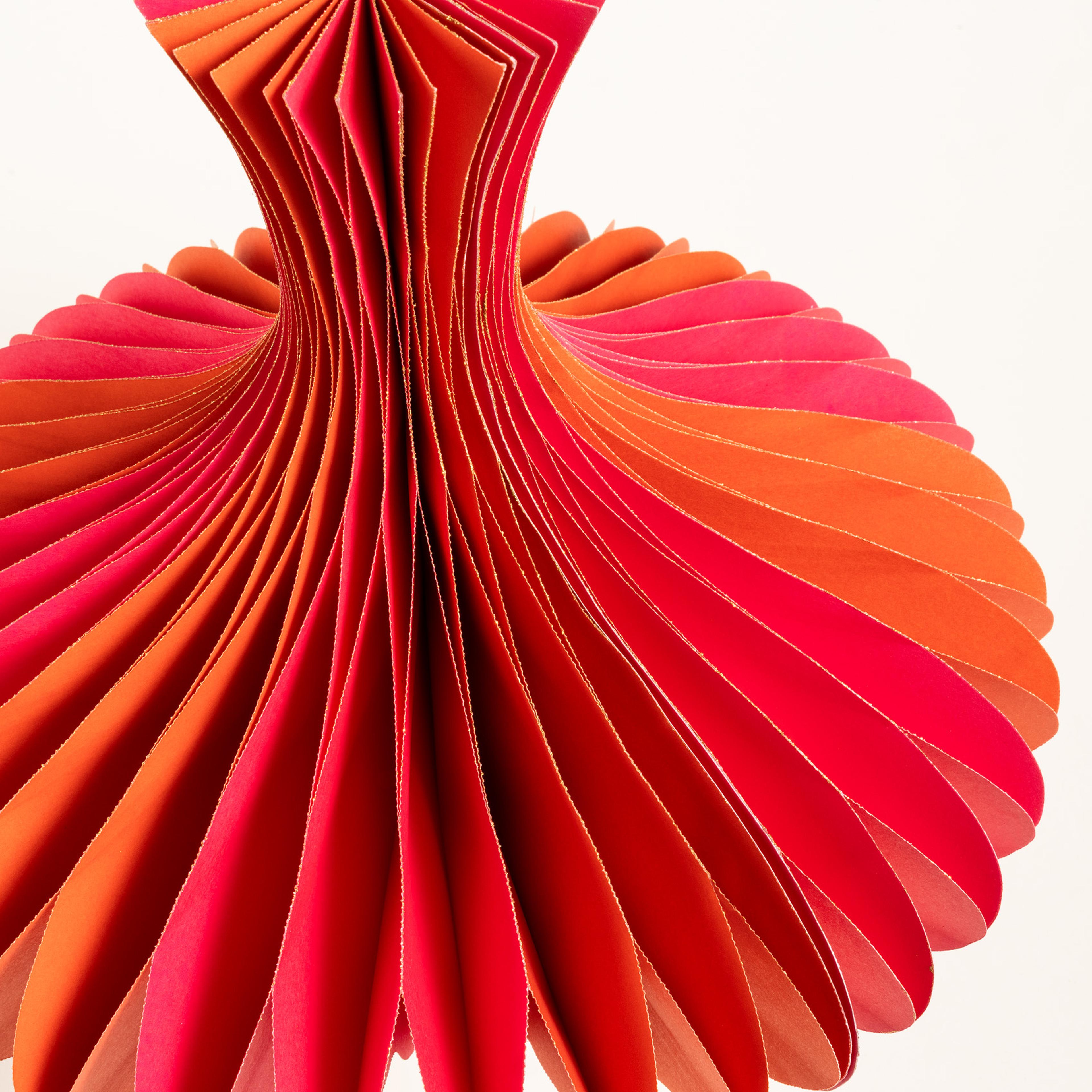 Naıla Dekoratif Obje 30 Cm Fuşya - Turuncu