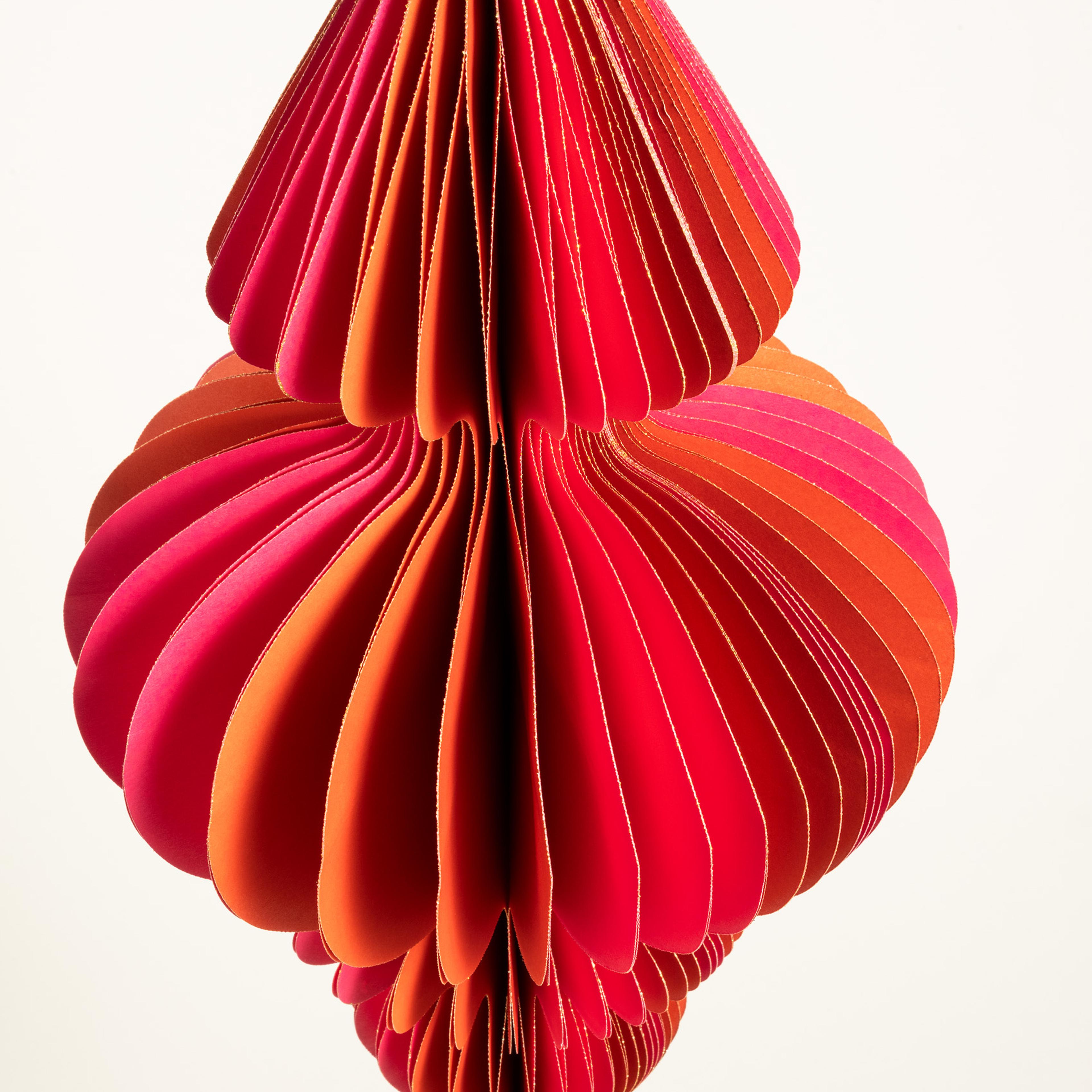 Naıla Dekoratif Obje 40 Cm Fuşya - Turuncu