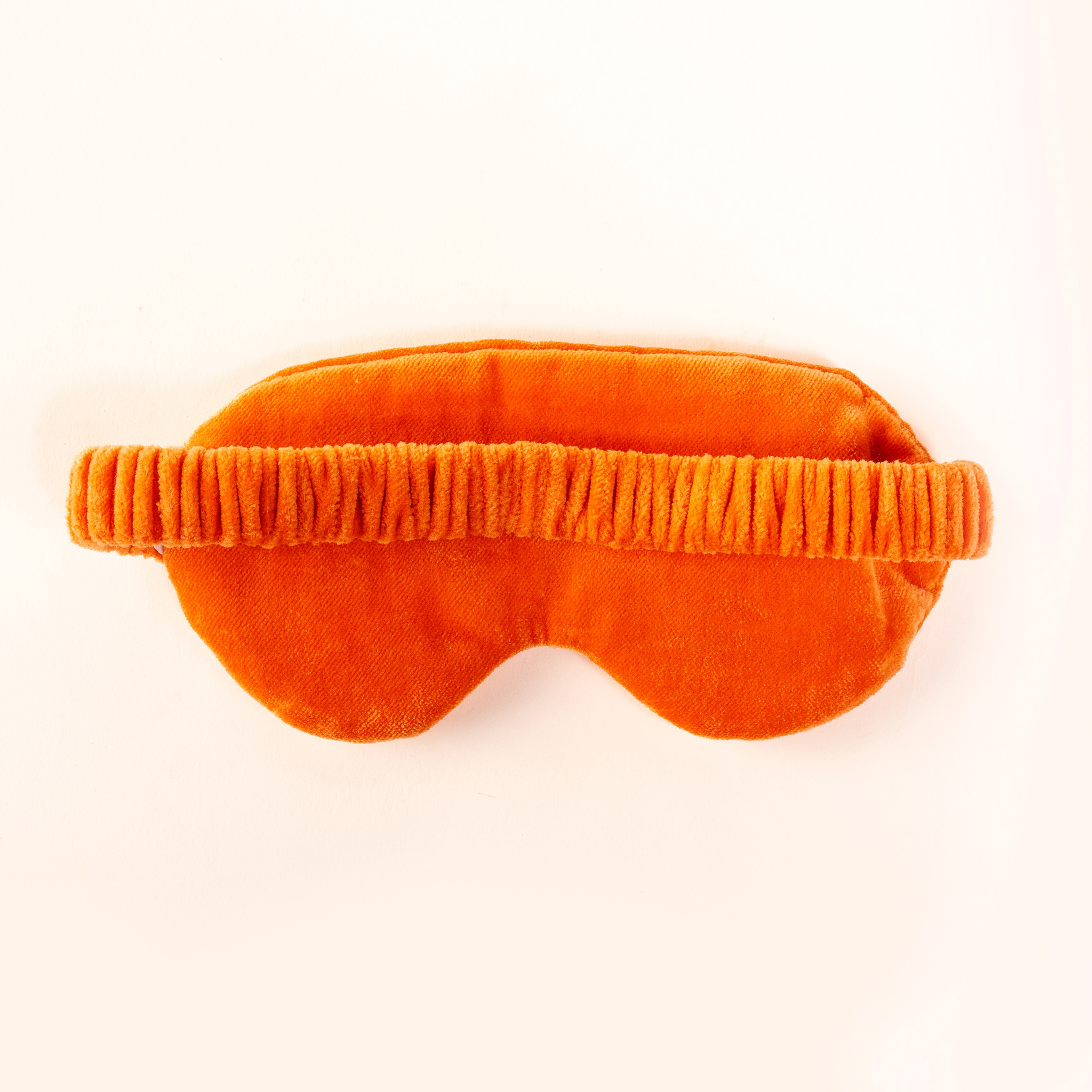 Delhı Nakışlı Pamuk Pamuk Uyku Bandı 18.5x9 Cm Turuncu