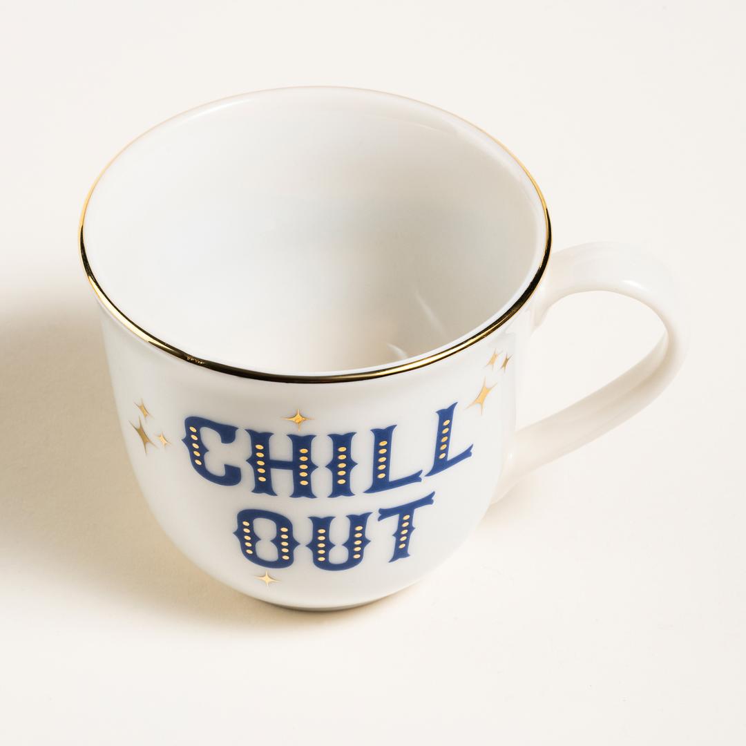 Emet Porselen Kupa 320 Ml Mavi