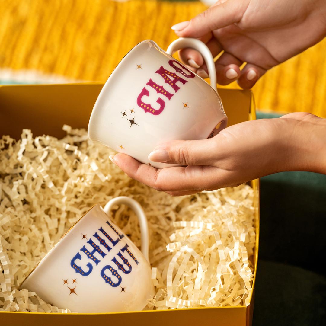 Emet Porselen Kupa 320 Ml Mavi