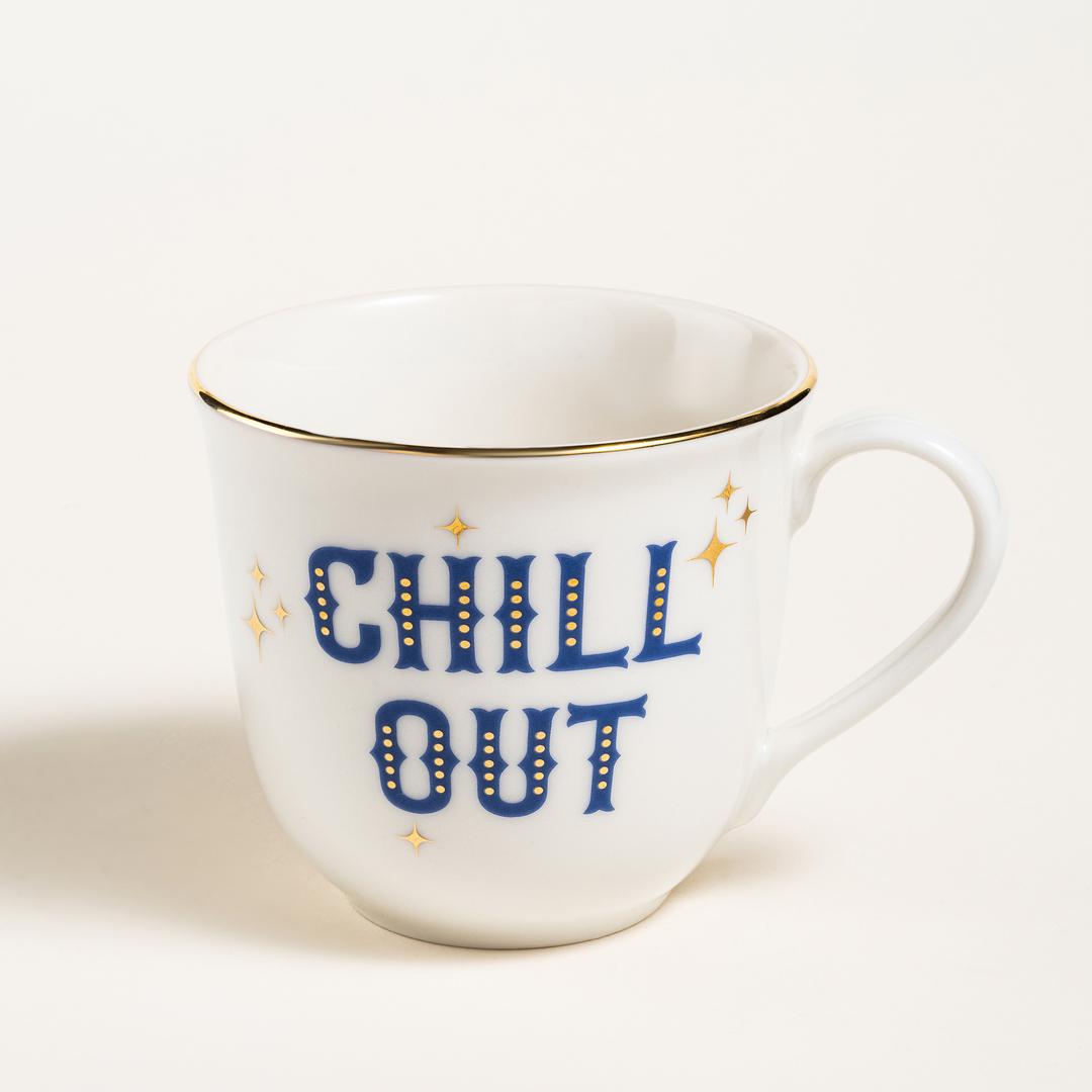 Emet Porselen Kupa 320 Ml Mavi