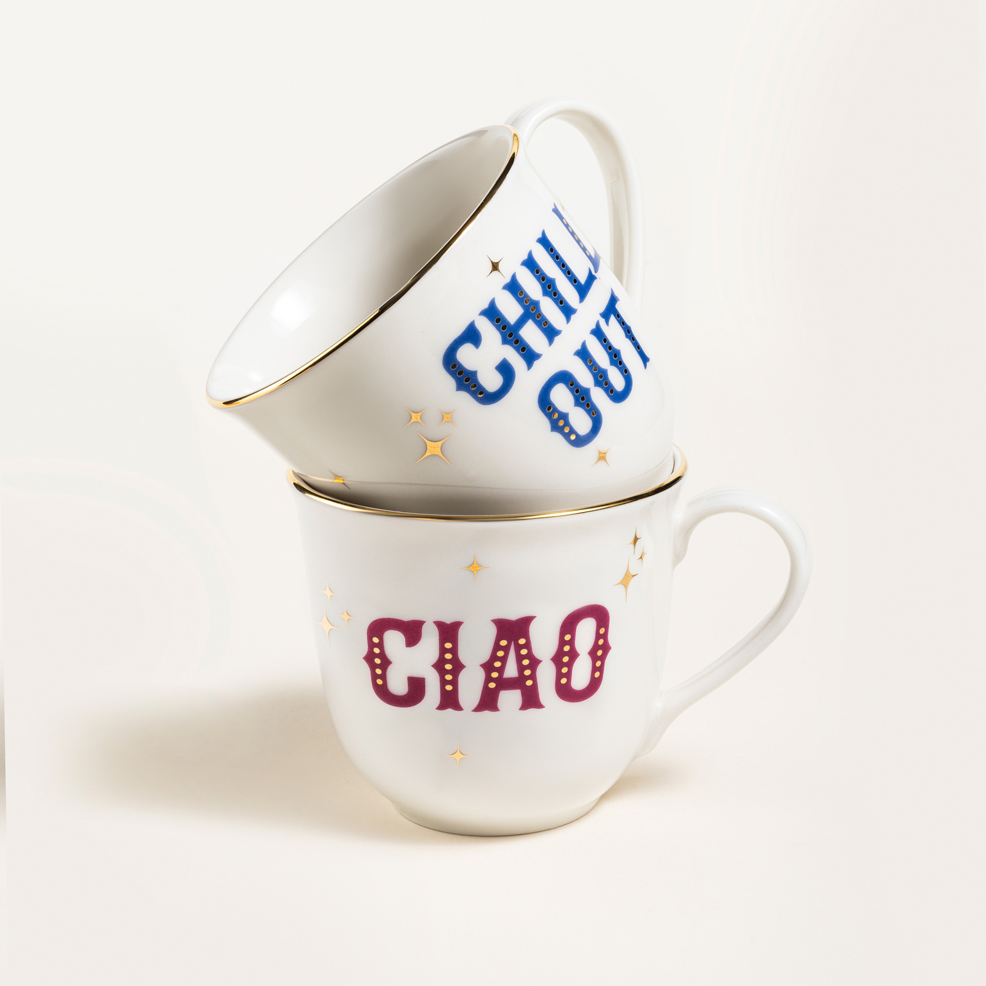 Emet Porselen Kupa 320 Ml Mavi