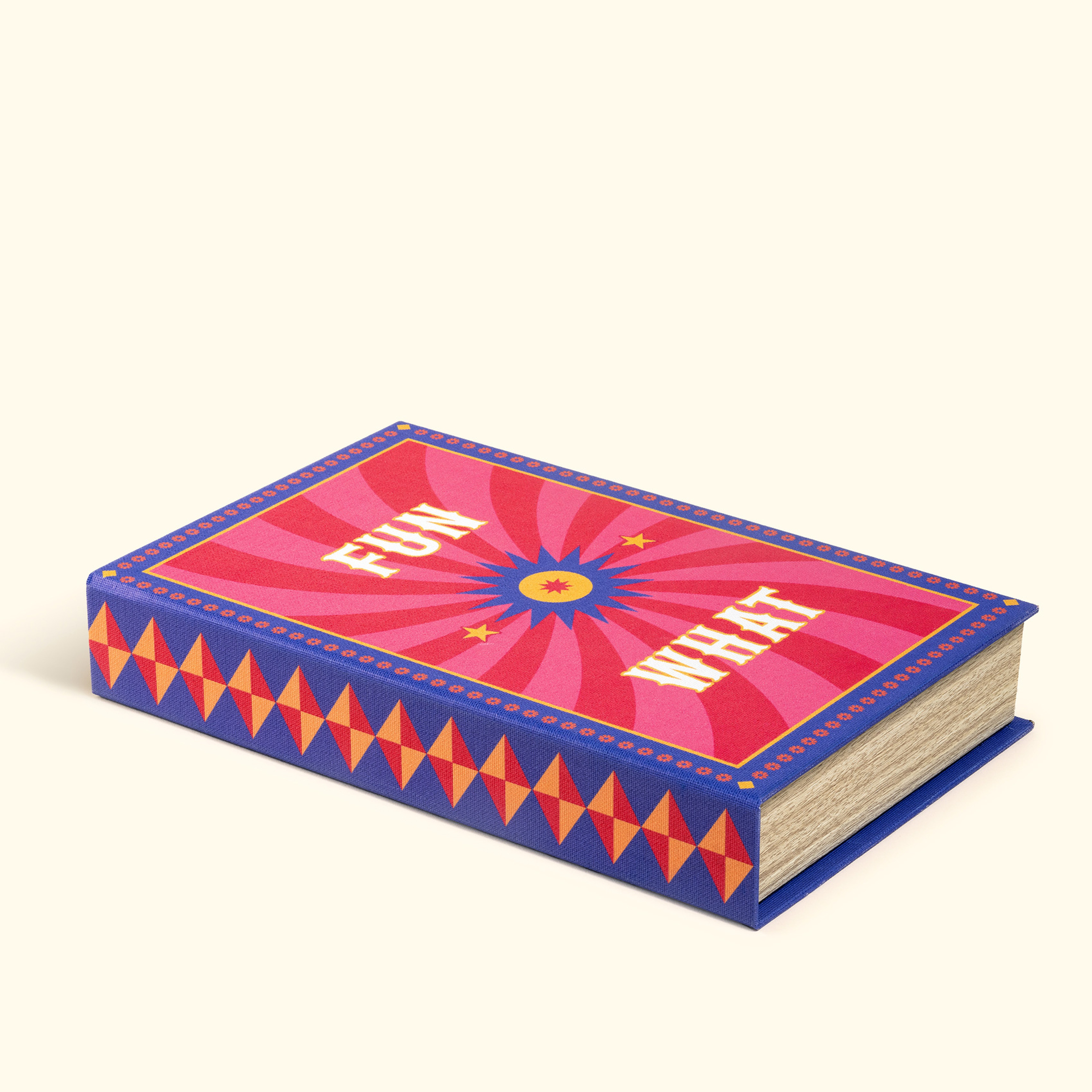 Olbıa Kanvas - Polistren - Kadife Dekoratif Kutu 19x30 Cm Mavi