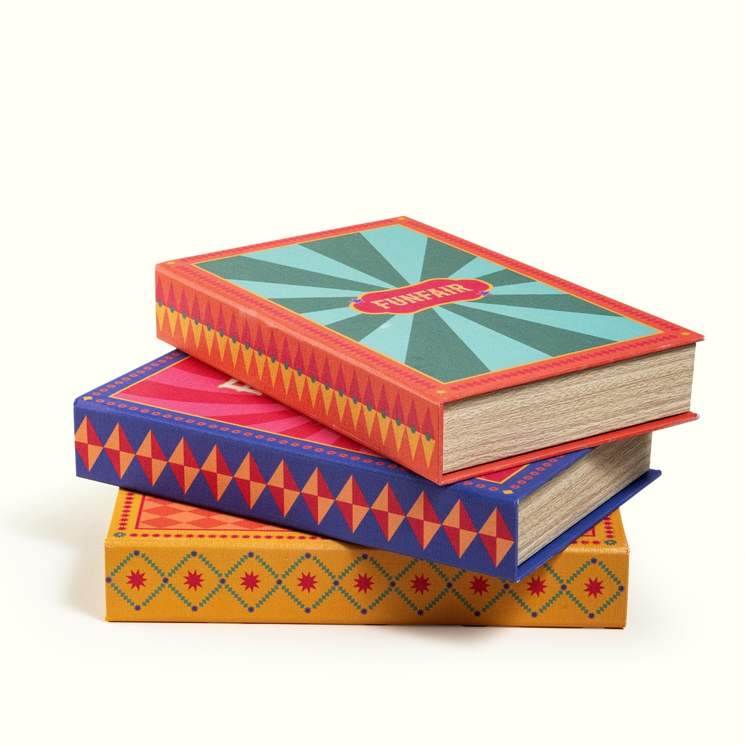 Olbıa Kanvas - Polistren - Kadife Dekoratif Kutu 19x30 Cm Sarı - Turuncu