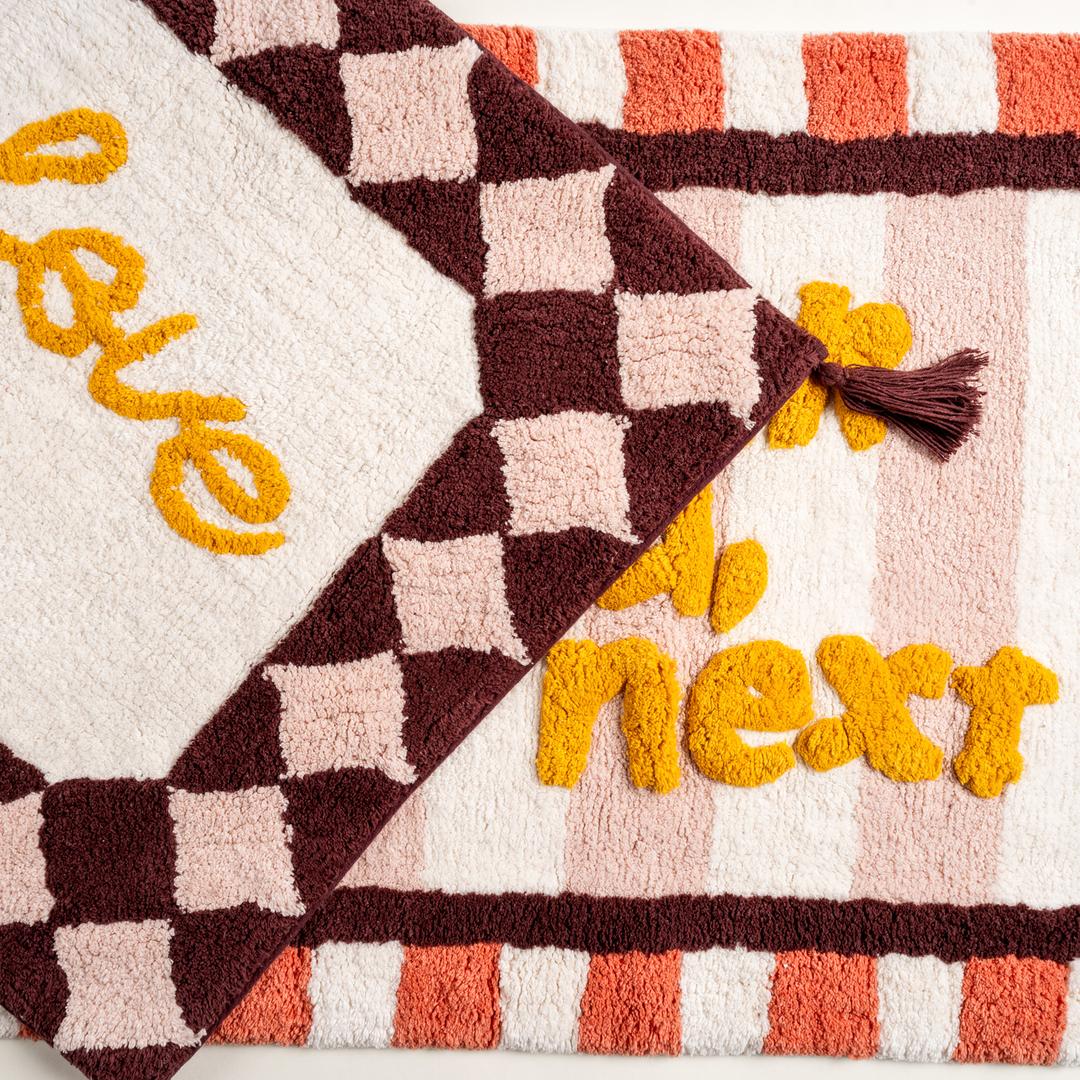 Punjab Pamuk %100 Pamuk Banyo Paspası 60x90 Cm Pudra