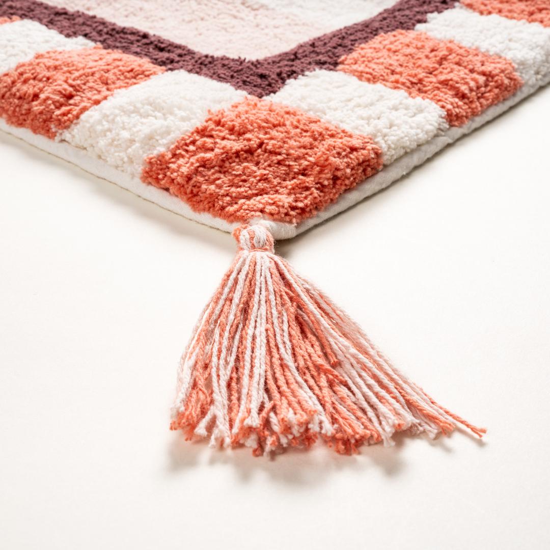 Punjab Pamuk %100 Pamuk Banyo Paspası 60x90 Cm Pudra