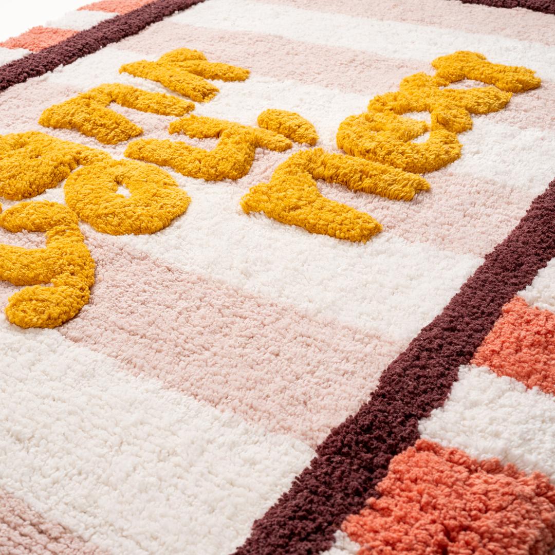 Punjab Pamuk %100 Pamuk Banyo Paspası 60x90 Cm Pudra