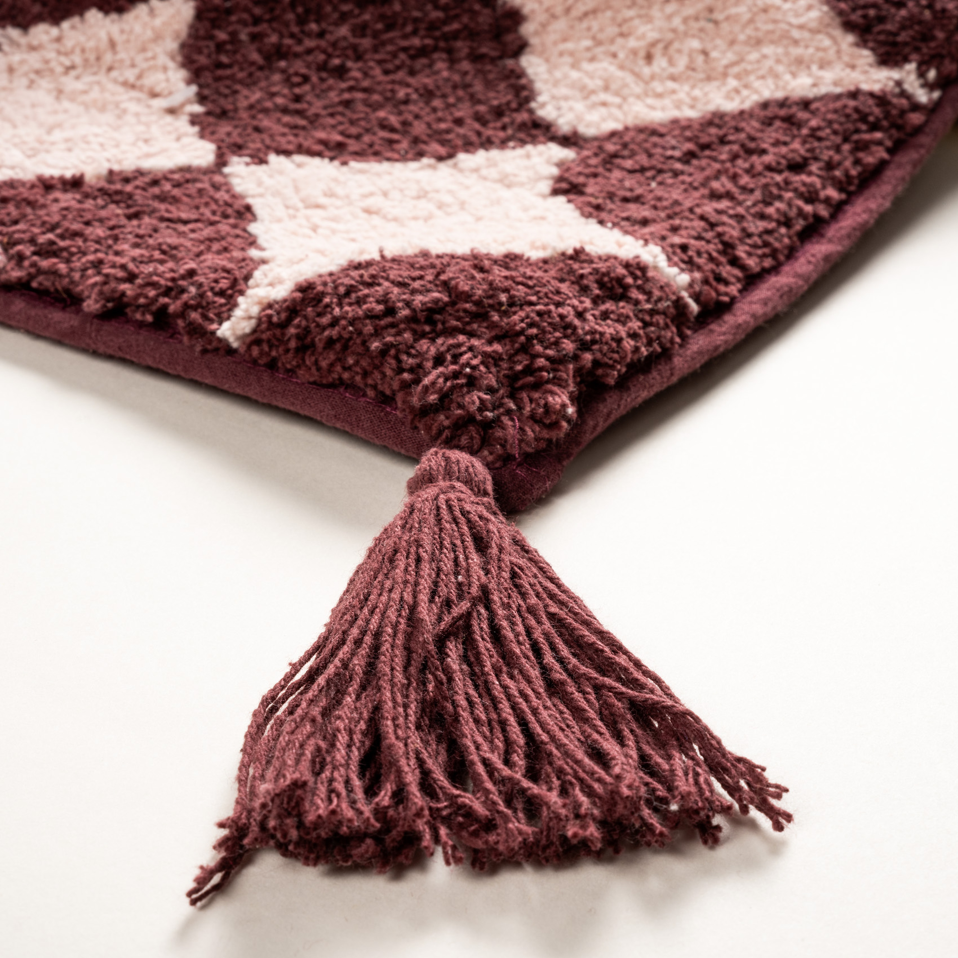 Punjab Pamuk %100 Pamuk Banyo Paspası 60x90 Cm Vışne