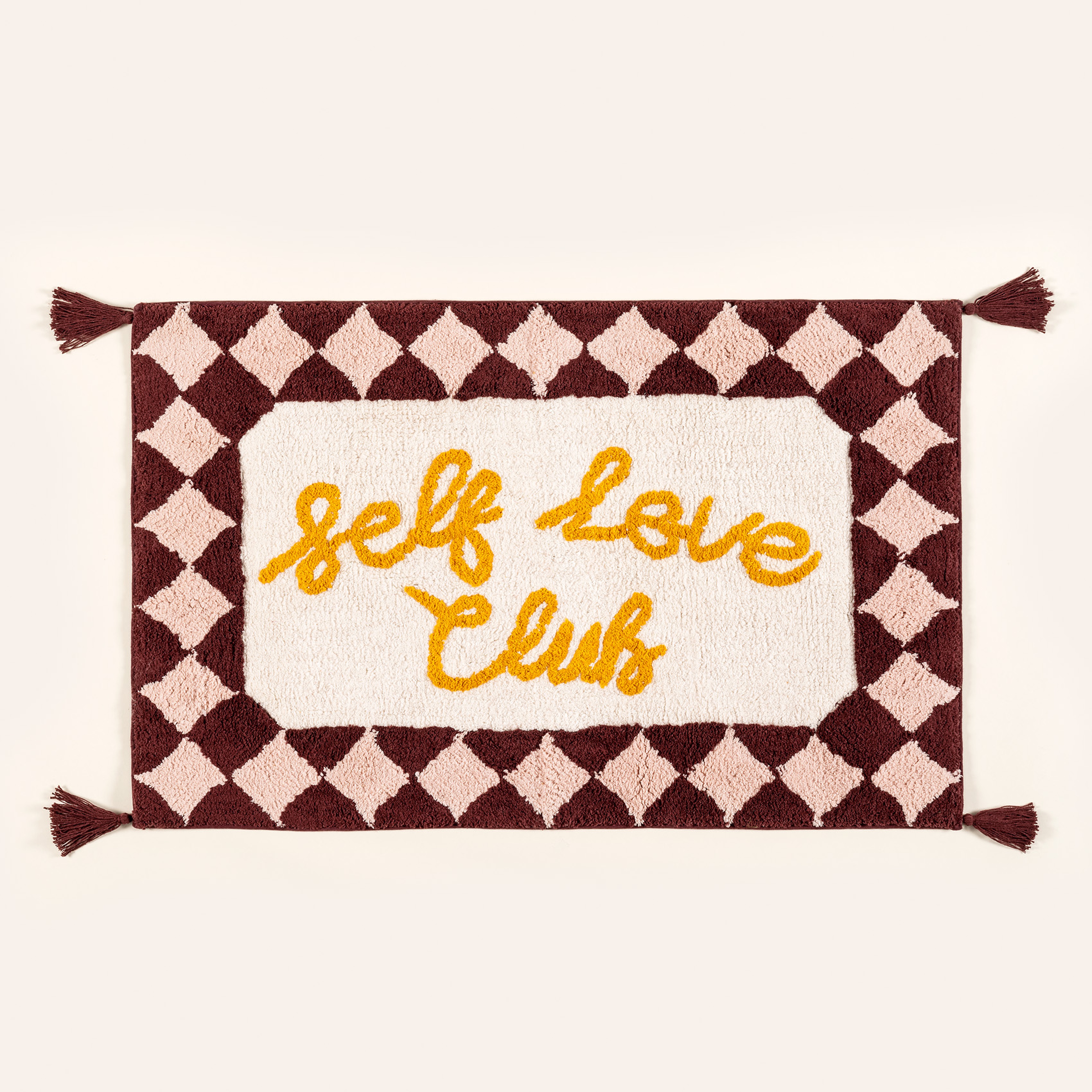 Punjab Pamuk %100 Pamuk Banyo Paspası 60x90 Cm Vışne