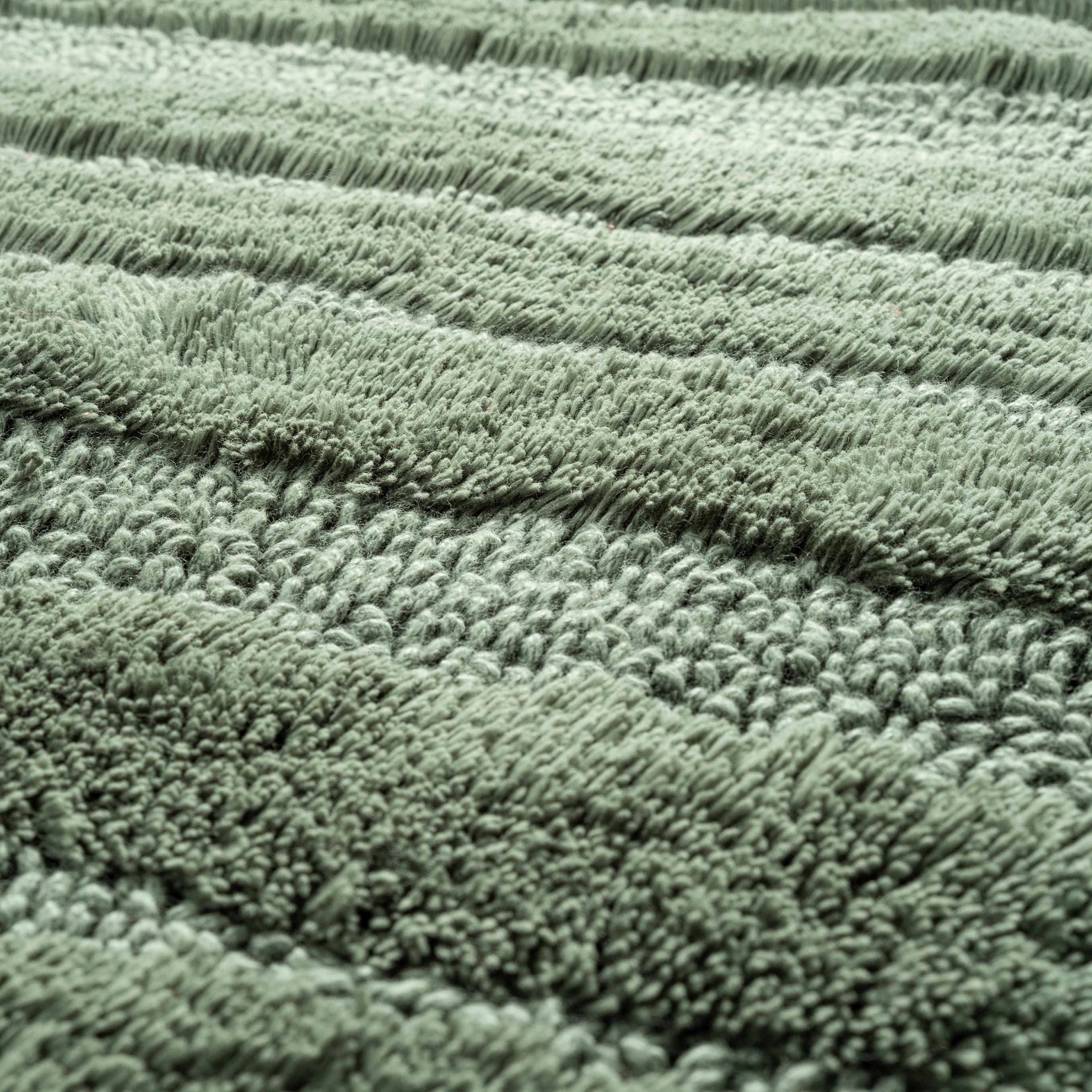 Punjab - Pamuk Pamuklu Banyo Paspası 40x60 Cm Orman Yeşilı