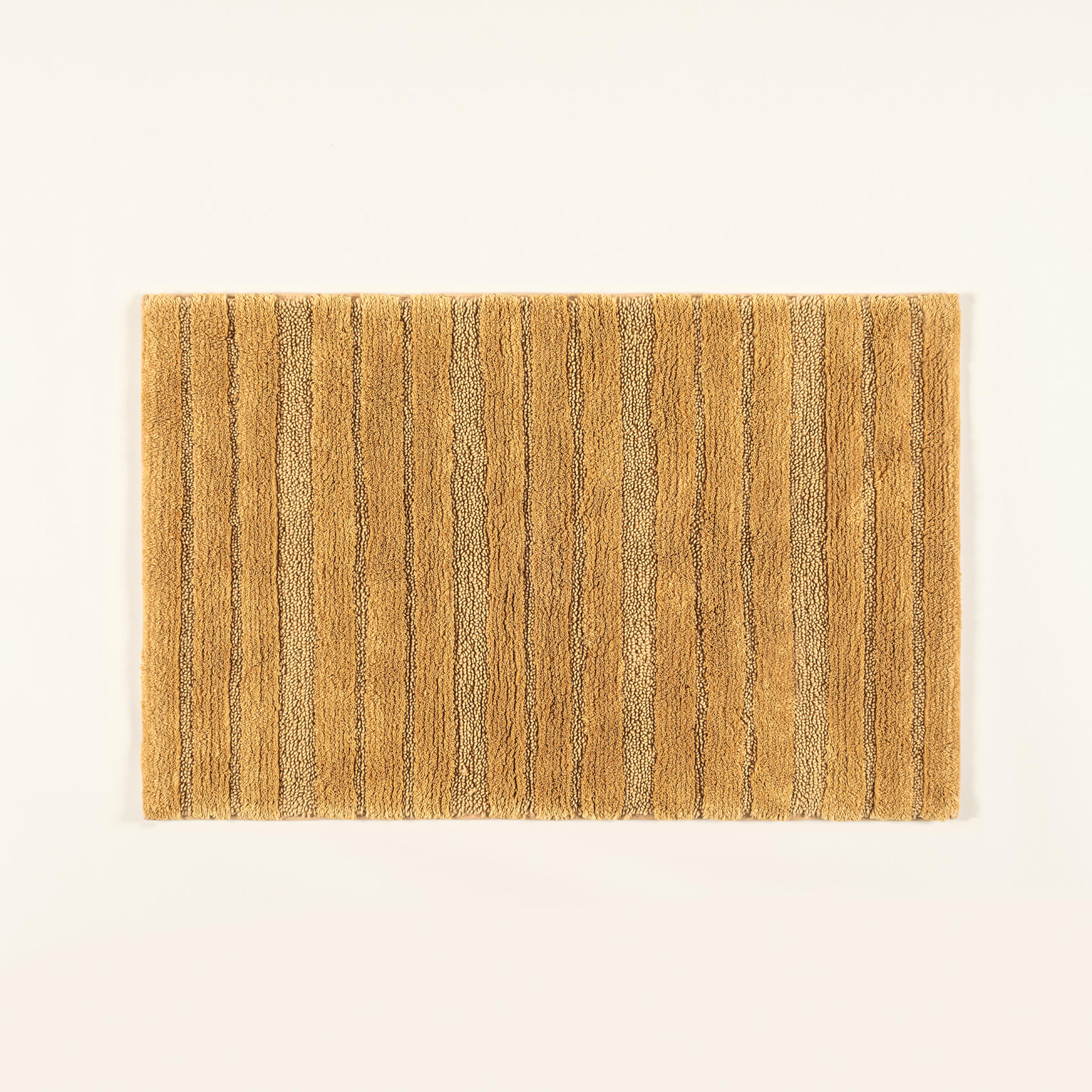 Punjab - Pamuk Pamuklu Banyo Paspası 40x60 Cm Hardal Sarısı