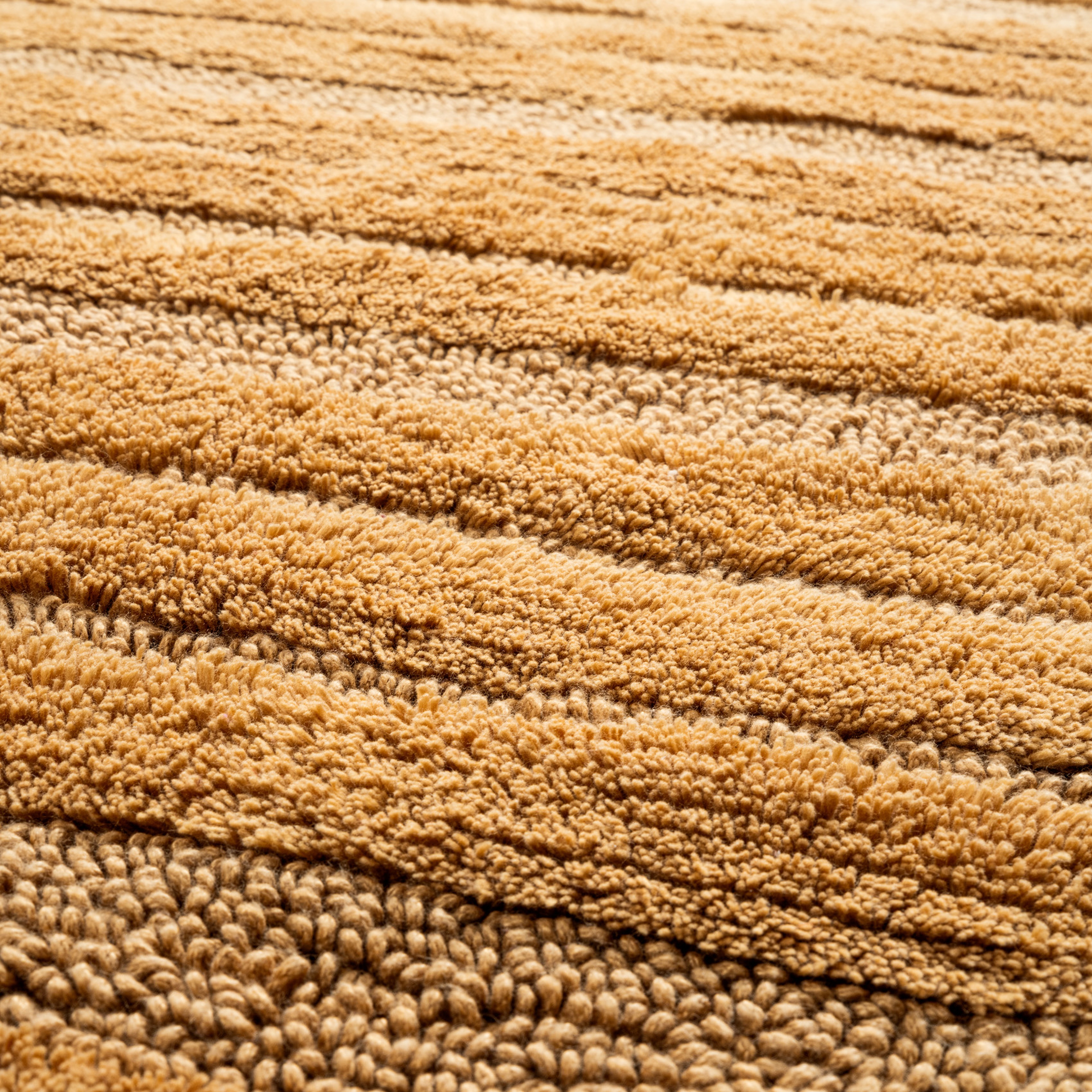 Punjab - Pamuk Pamuklu Banyo Paspası 40x60 Cm Hardal Sarısı