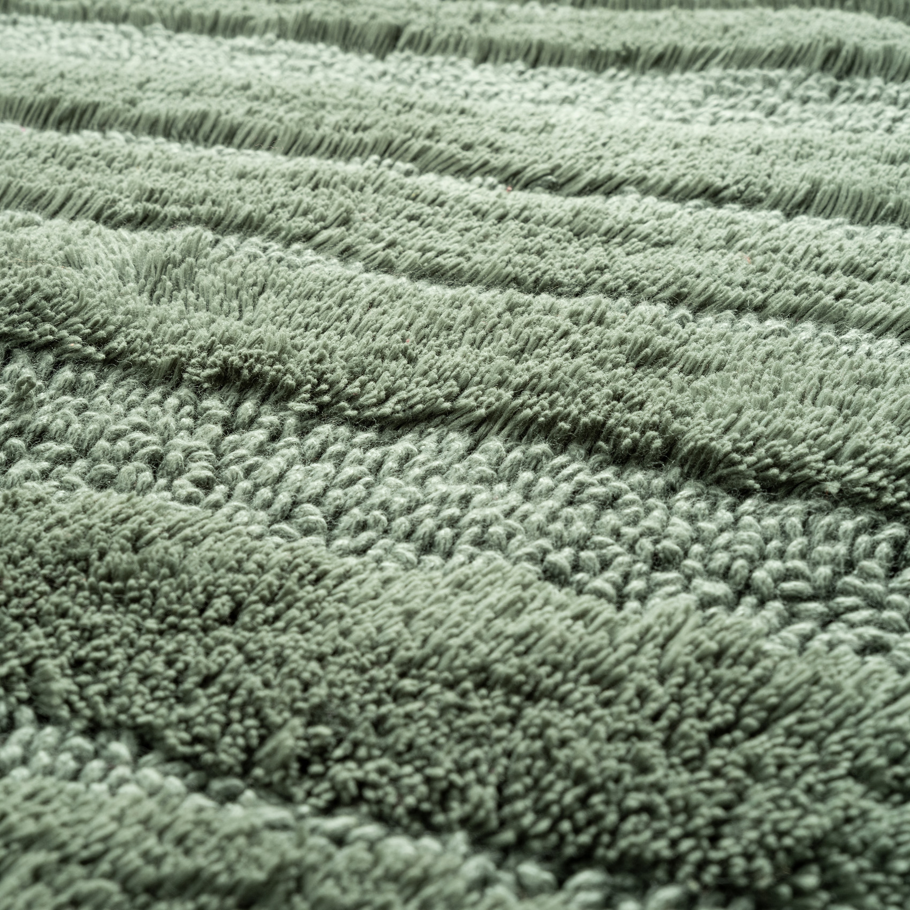 Punjab Çift Taraflı Pamuk Pamuklu Banyo Paspası 60x90 Cm Orman Yeşilı