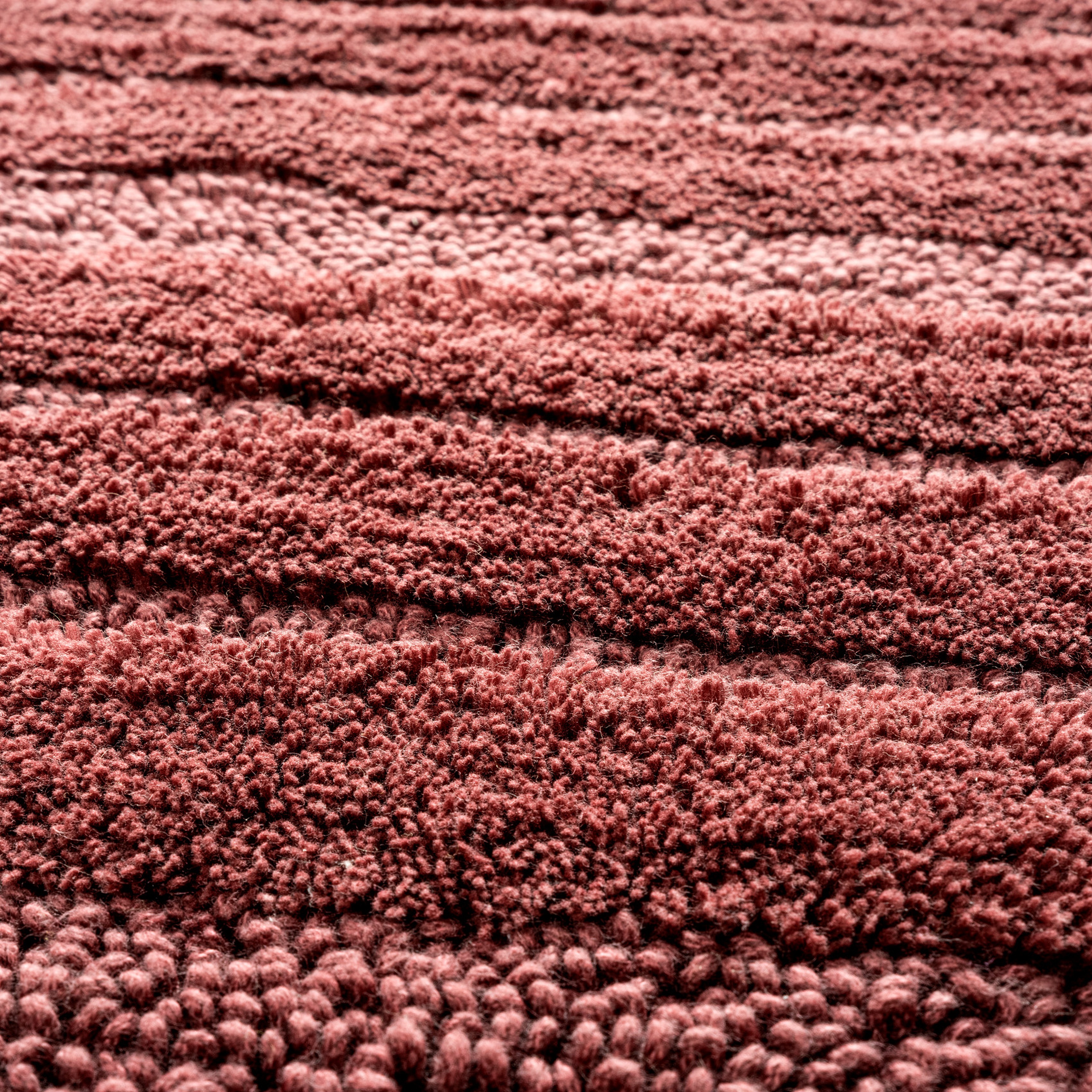 Punjab - Pamuk Pamuklu Banyo Paspası 60x90 Cm Vışne