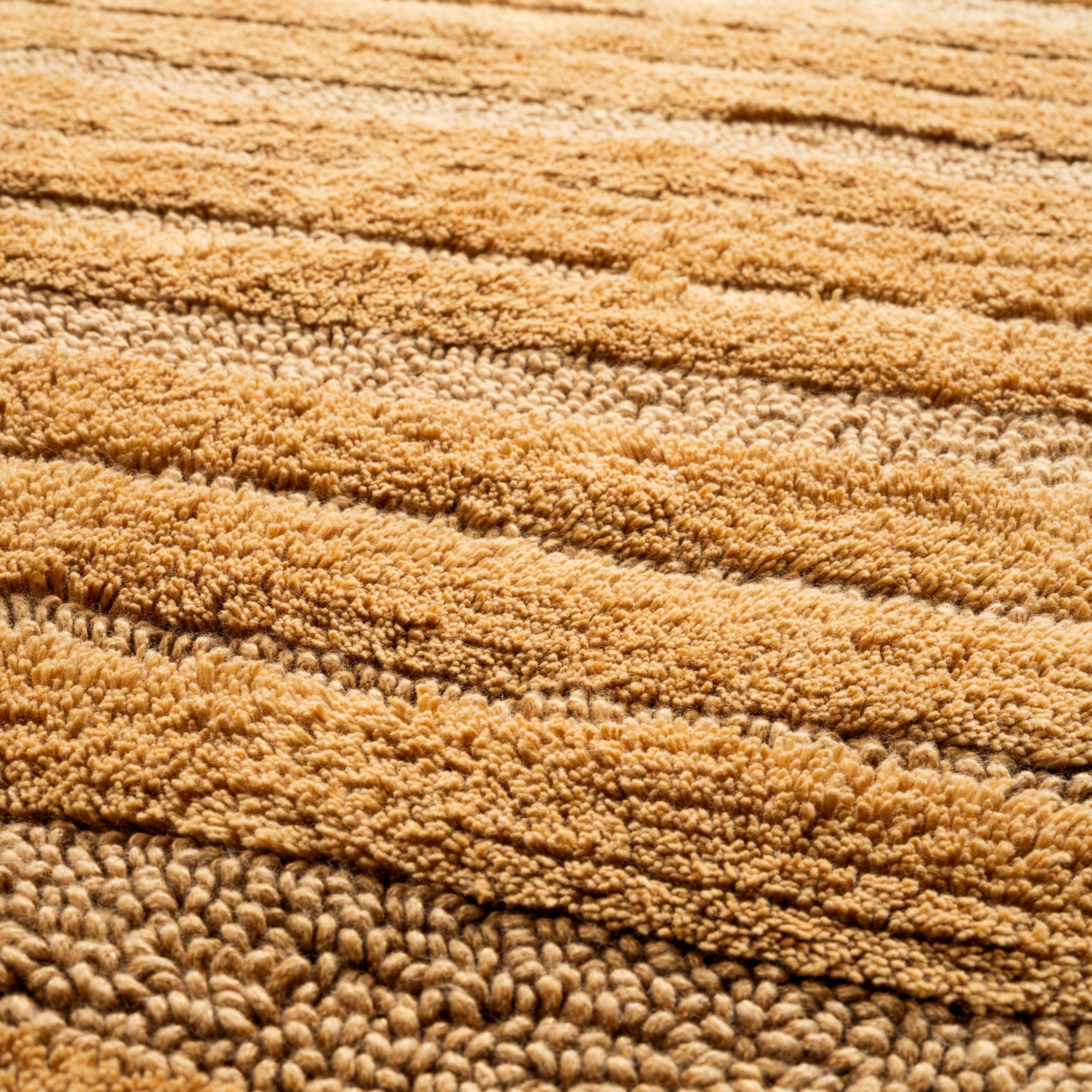 Punjab - Pamuk Pamuklu Banyo Paspası 60x90 Cm Hardal Sarısı