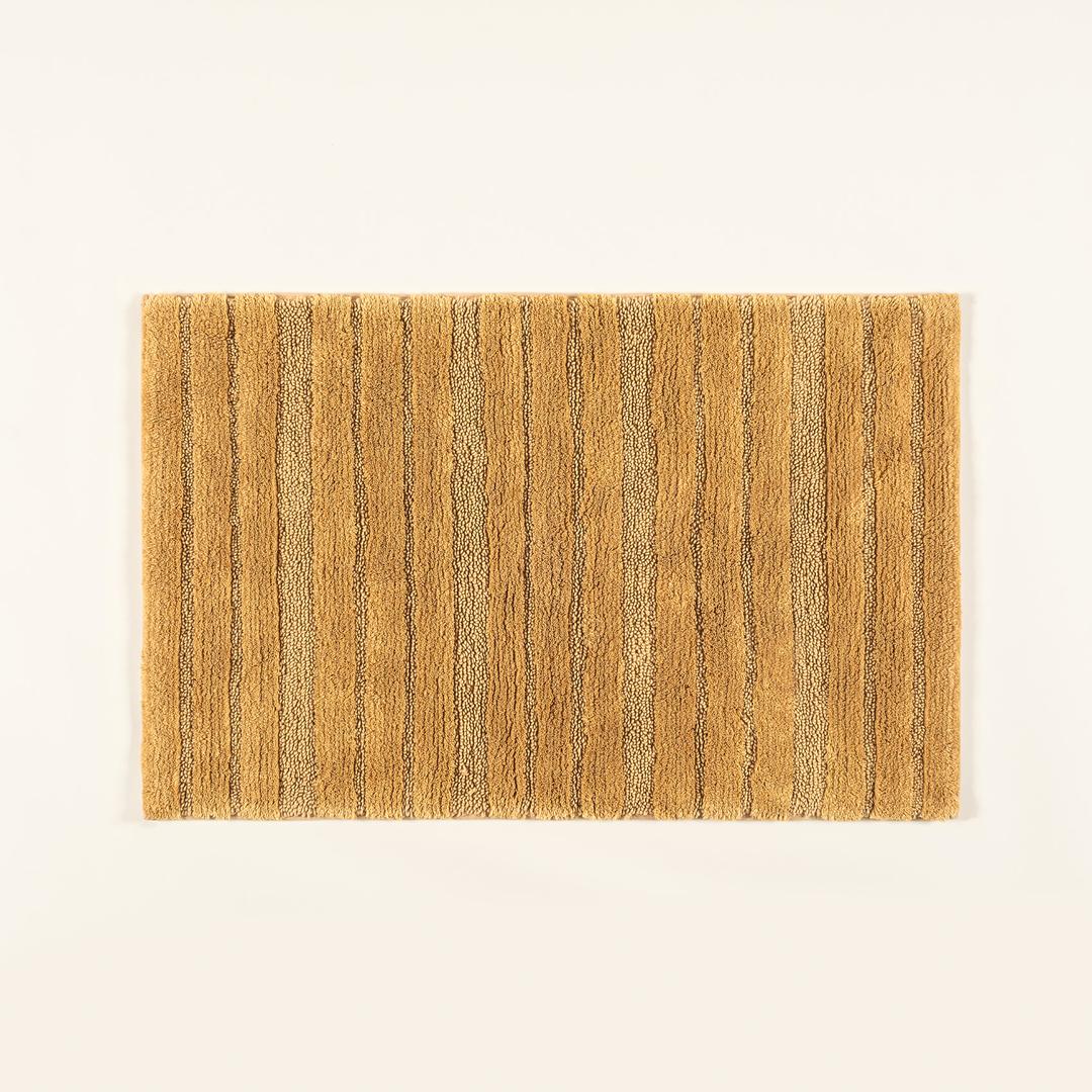 Punjab - Pamuk Pamuklu Banyo Paspası 60x90 Cm Hardal Sarısı