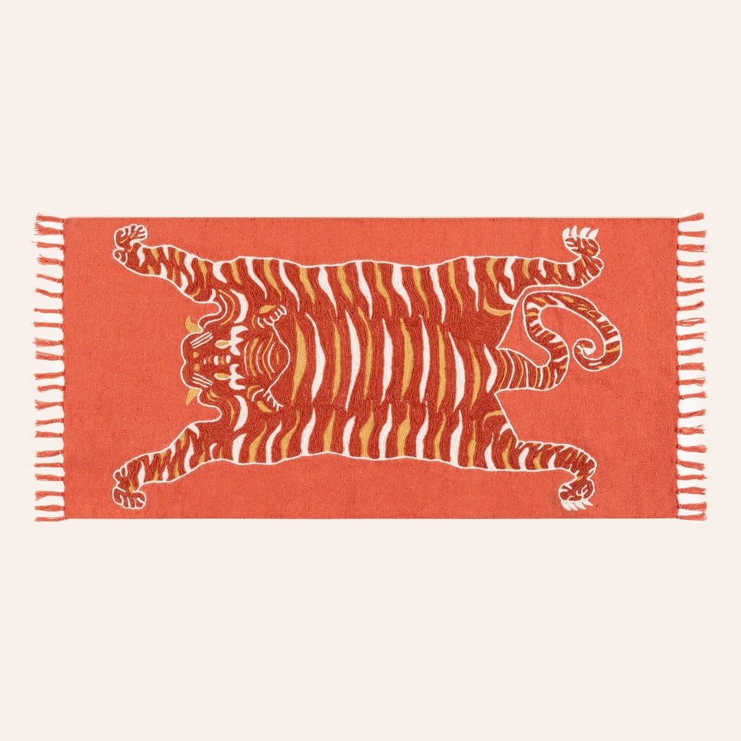 Palrı Pamuk Pamuk %100 Pamuk Kilim 120x180 Cm Kırmızı