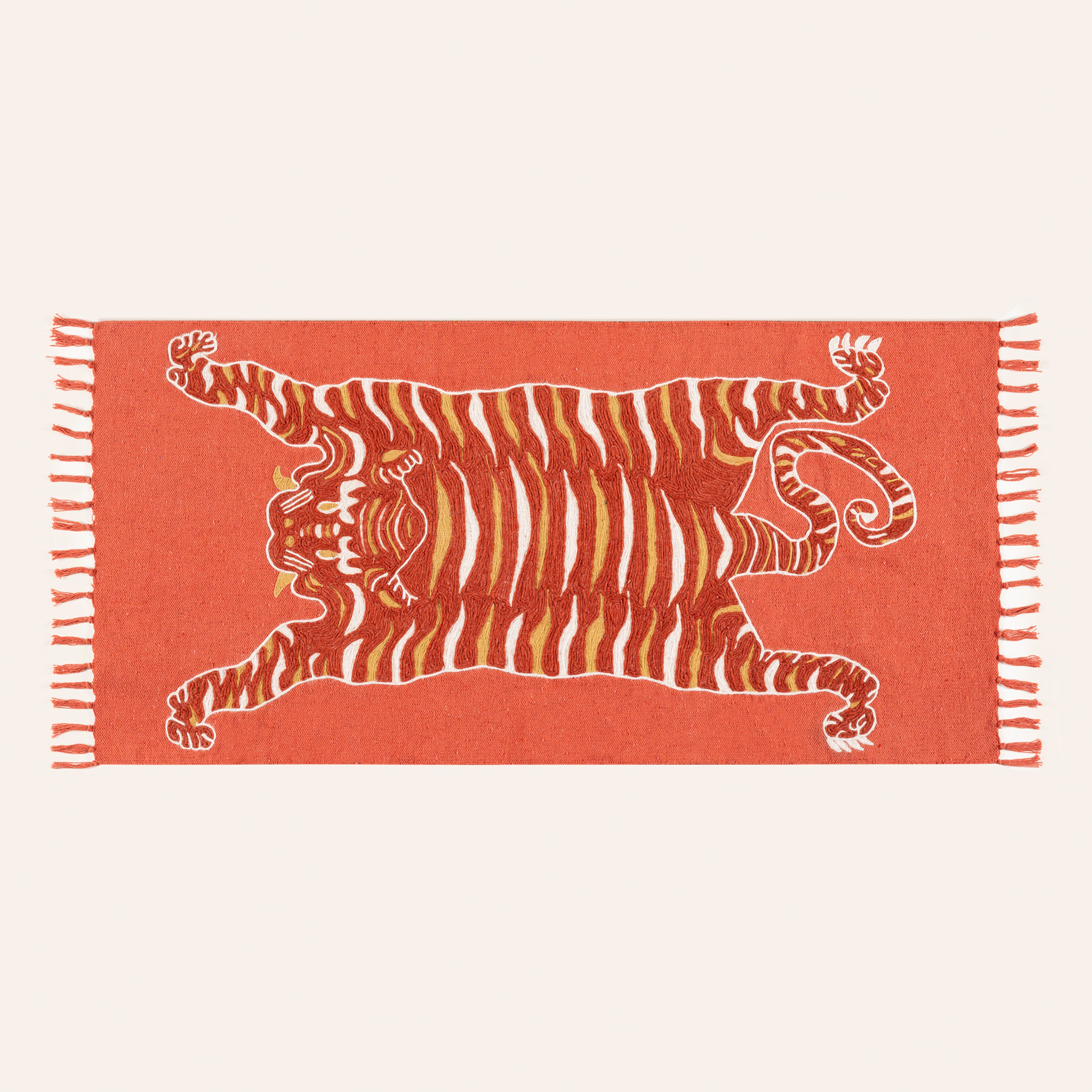 Palrı Pamuk Pamuk %100 Pamuk Kilim 120x180 Cm Kırmızı