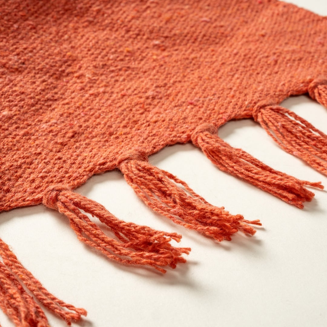 Palrı Pamuk Pamuk %100 Pamuk Kilim 120x180 Cm Kırmızı