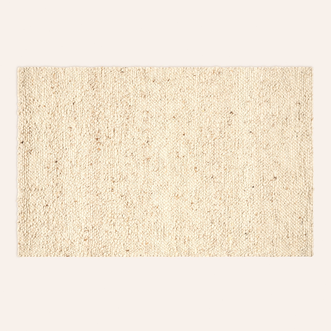 Panıpat Yün Halı 120x180 Cm Krem