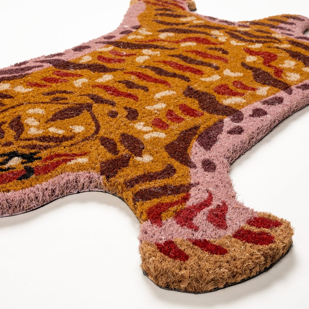 Kerala Coır Kapı Önü Paspası 58x75 Cm Sarı