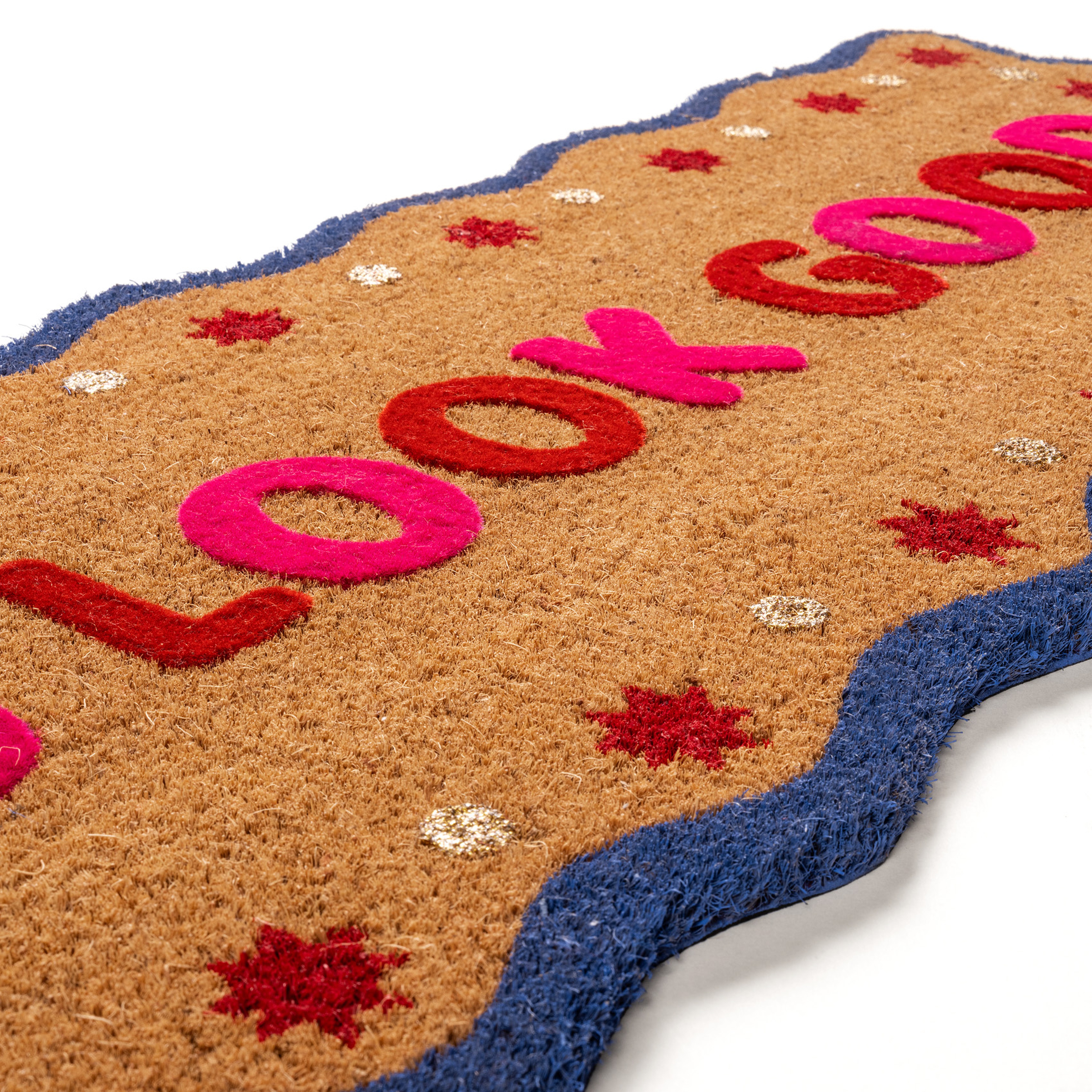 Kerala Coır Kapı Önü Paspası 35x100 Cm Mavi