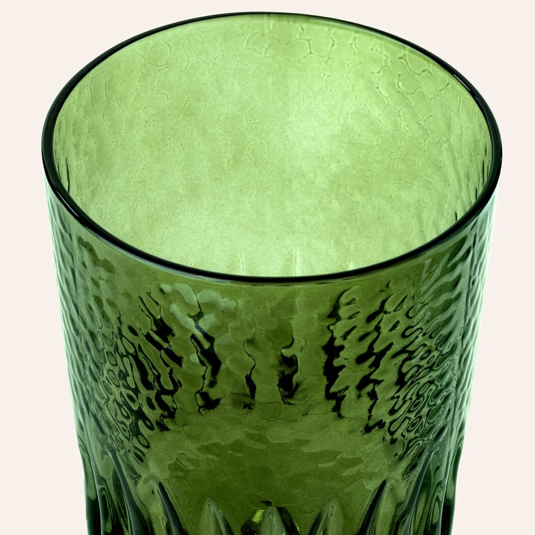 Loess Cam Kadeh 320 Ml Yeşil