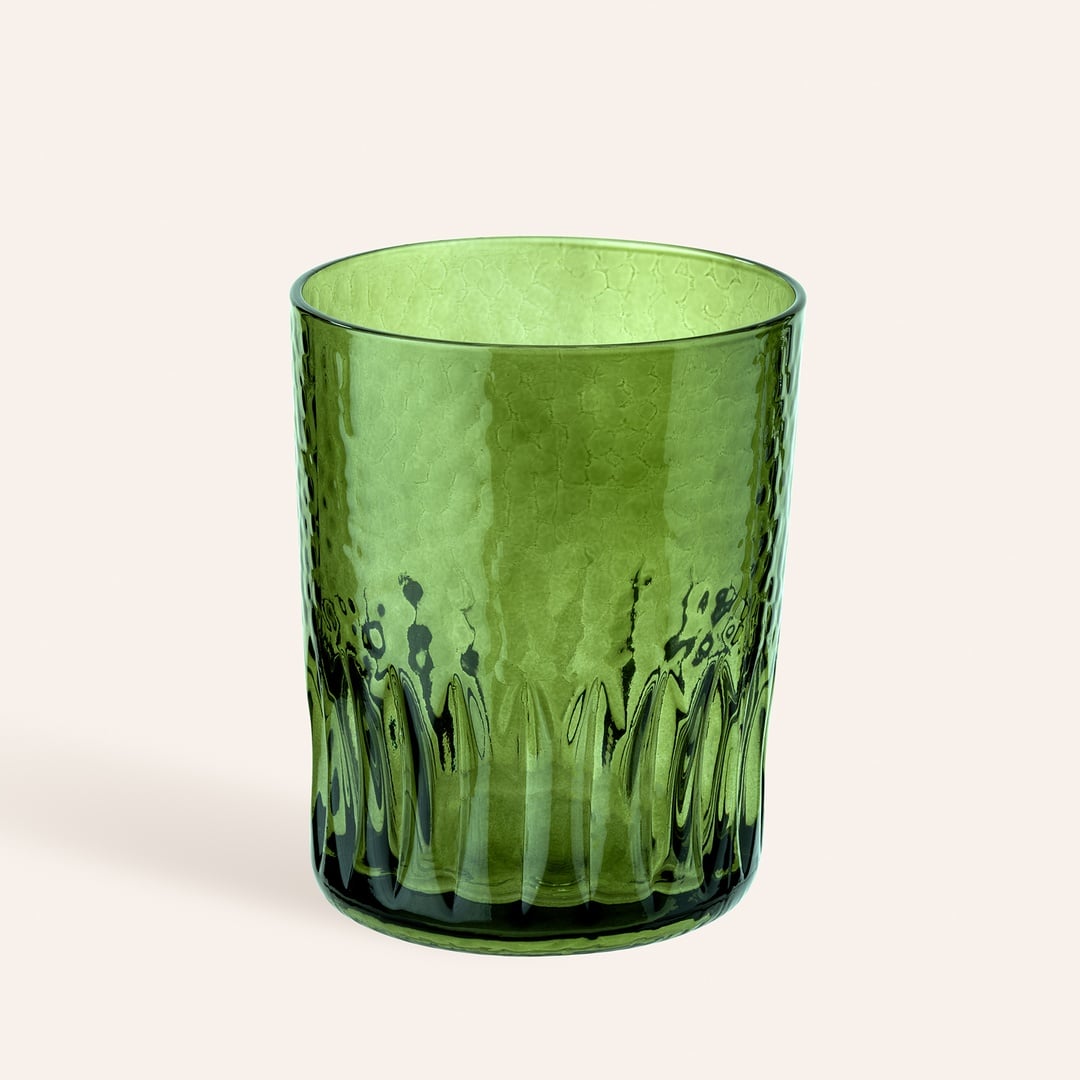 Loess Cam Kadeh 320 Ml Yeşil