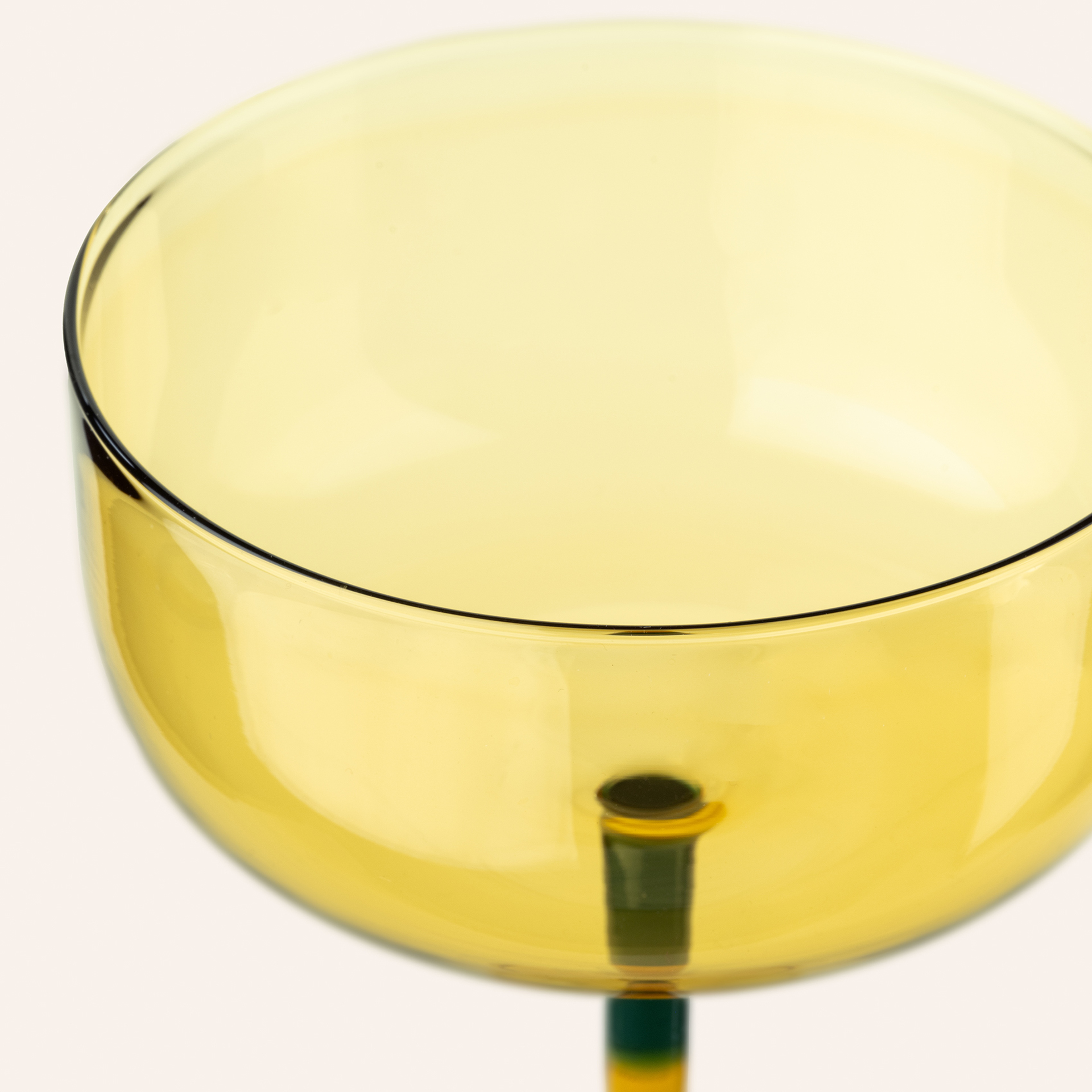 Henan Borosilikat Cam Kadeh 300 Ml Sarı