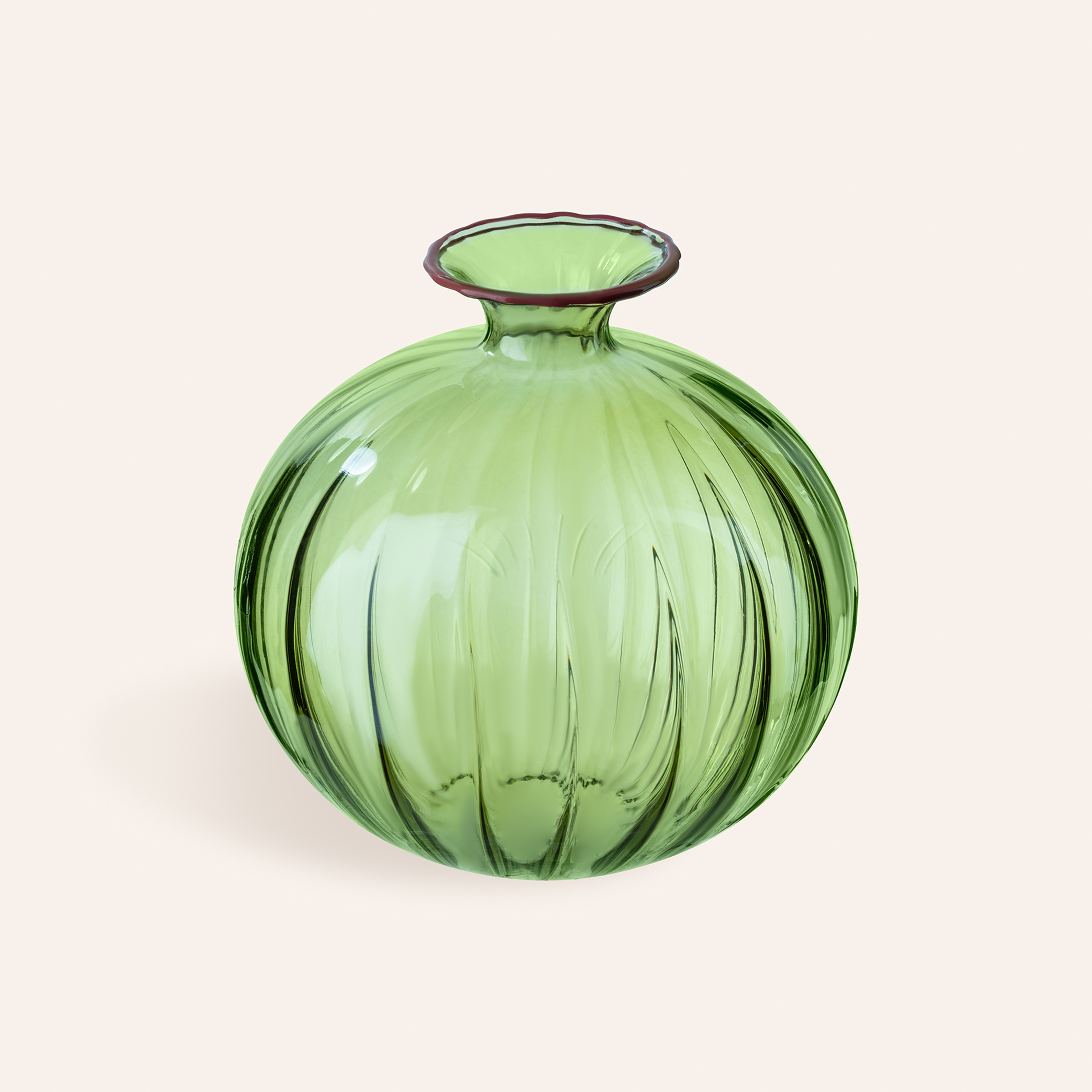 Nanjıng Borosilikat Cam Dekoratif Obje 10x10x10 Cm Yeşil