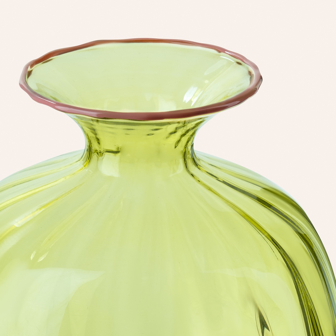 Nanjıng Borosilikat Cam Dekoratif Obje 10x10x10 Cm Sarı