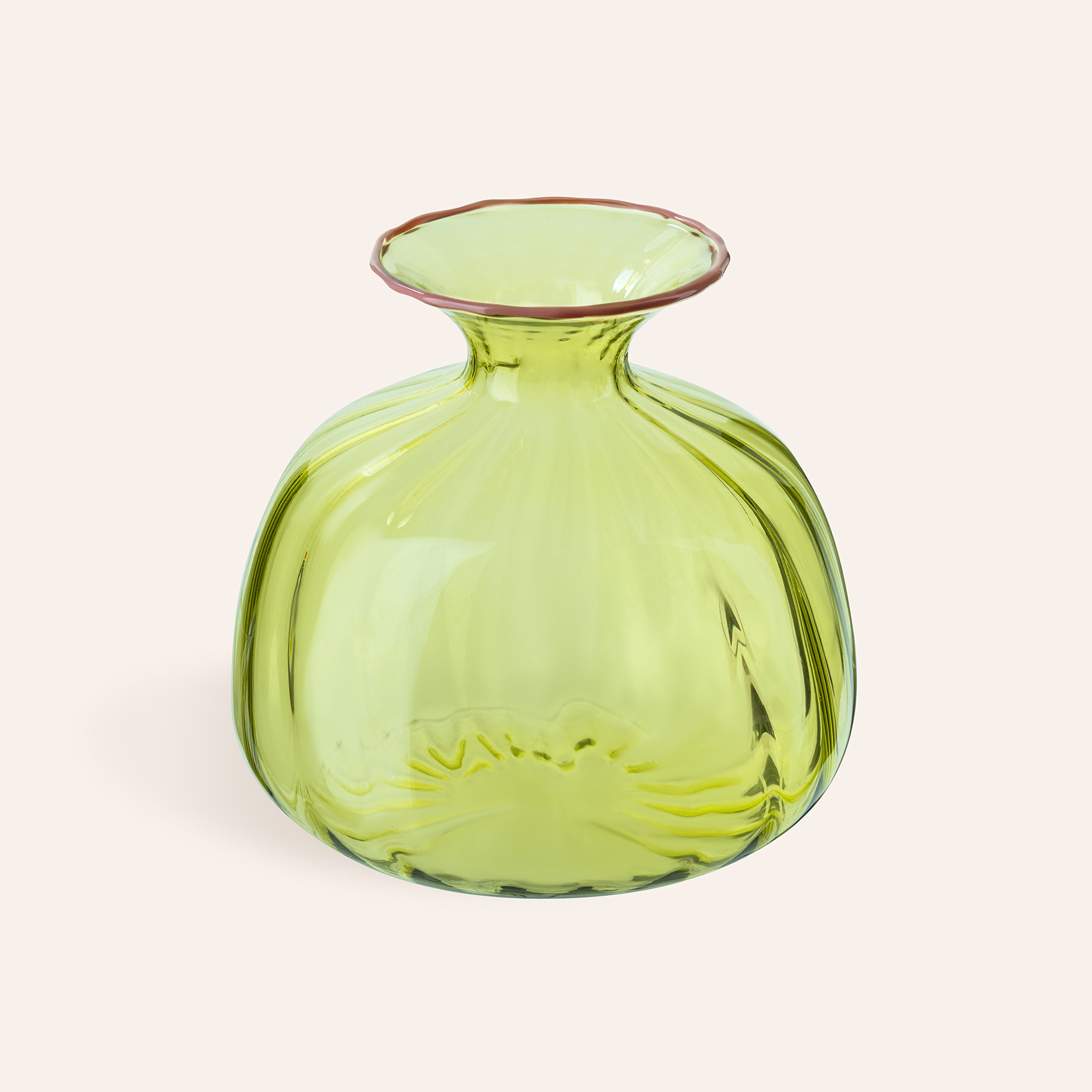 Nanjıng Borosilikat Cam Dekoratif Obje 10x10x10 Cm Sarı