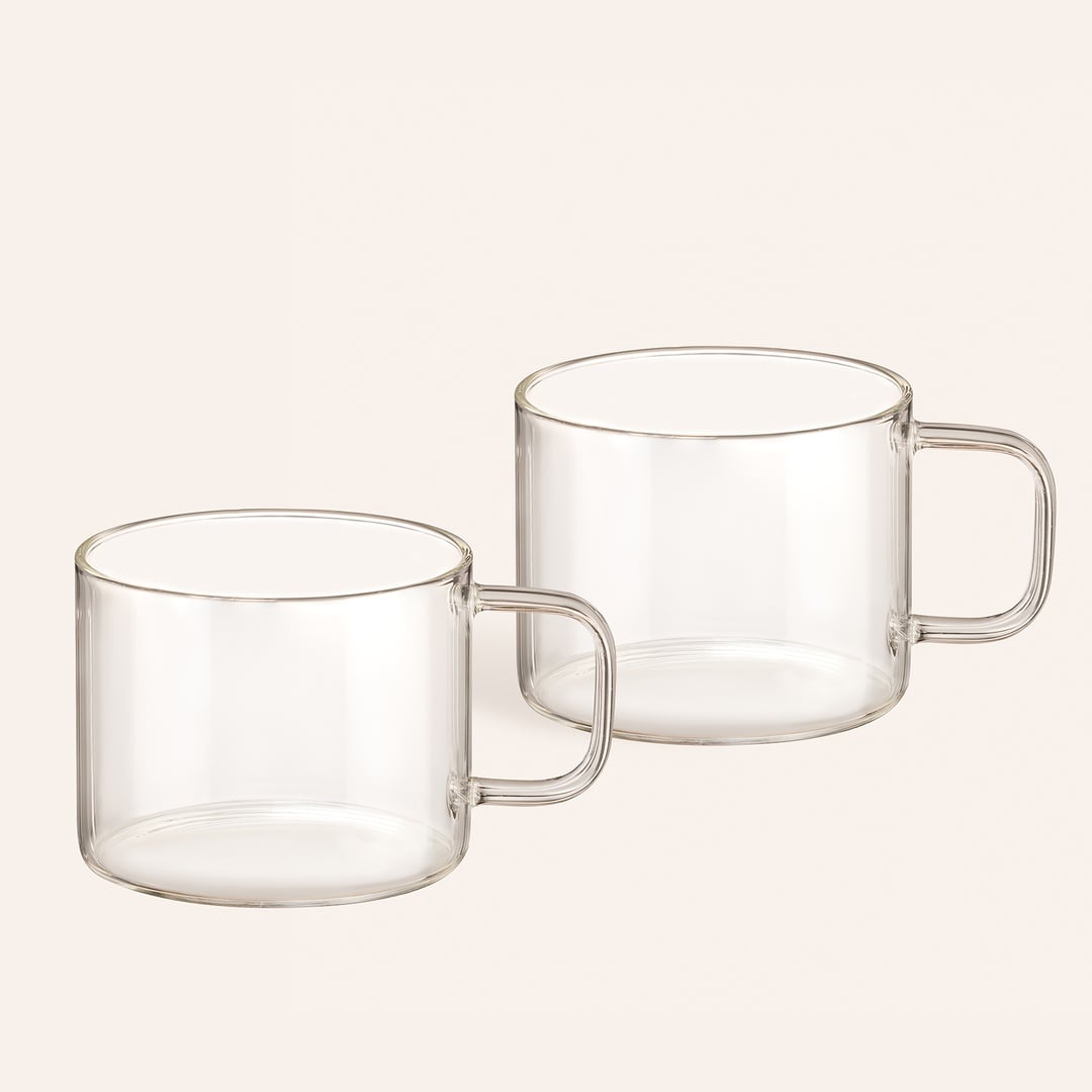 Panyu Borosilikat Cam Kupa 150 Ml Şeffaf