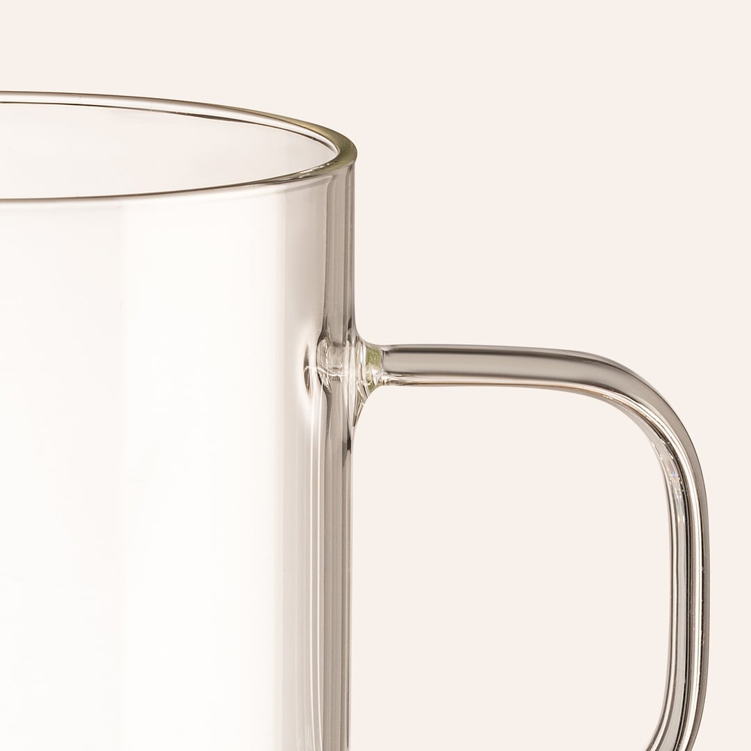 Panyu Borosilikat Cam Kupa 300 Ml Şeffaf