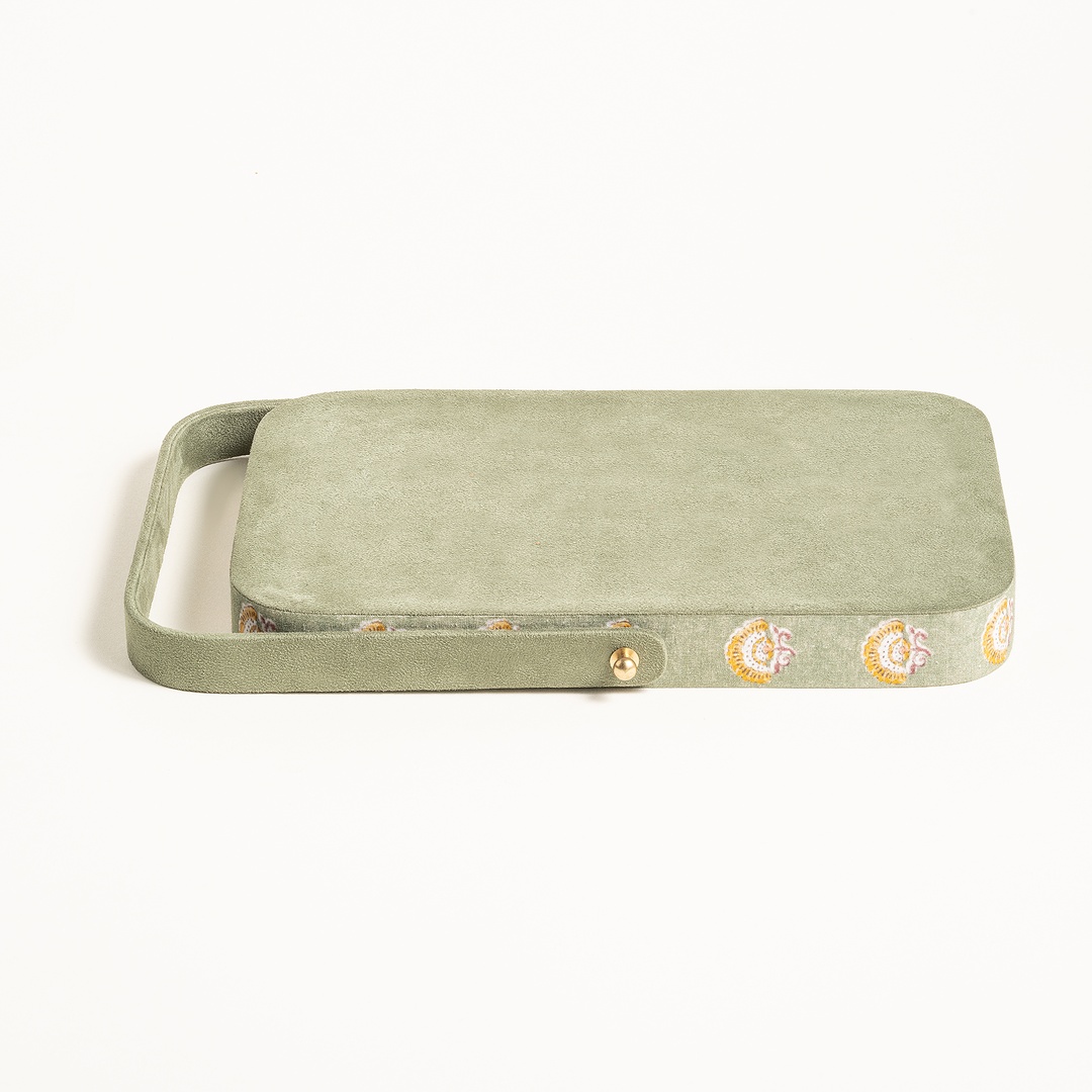 Noıda Baskılı Pamuk Ayna 26x17 Cm Orman Yeşilı