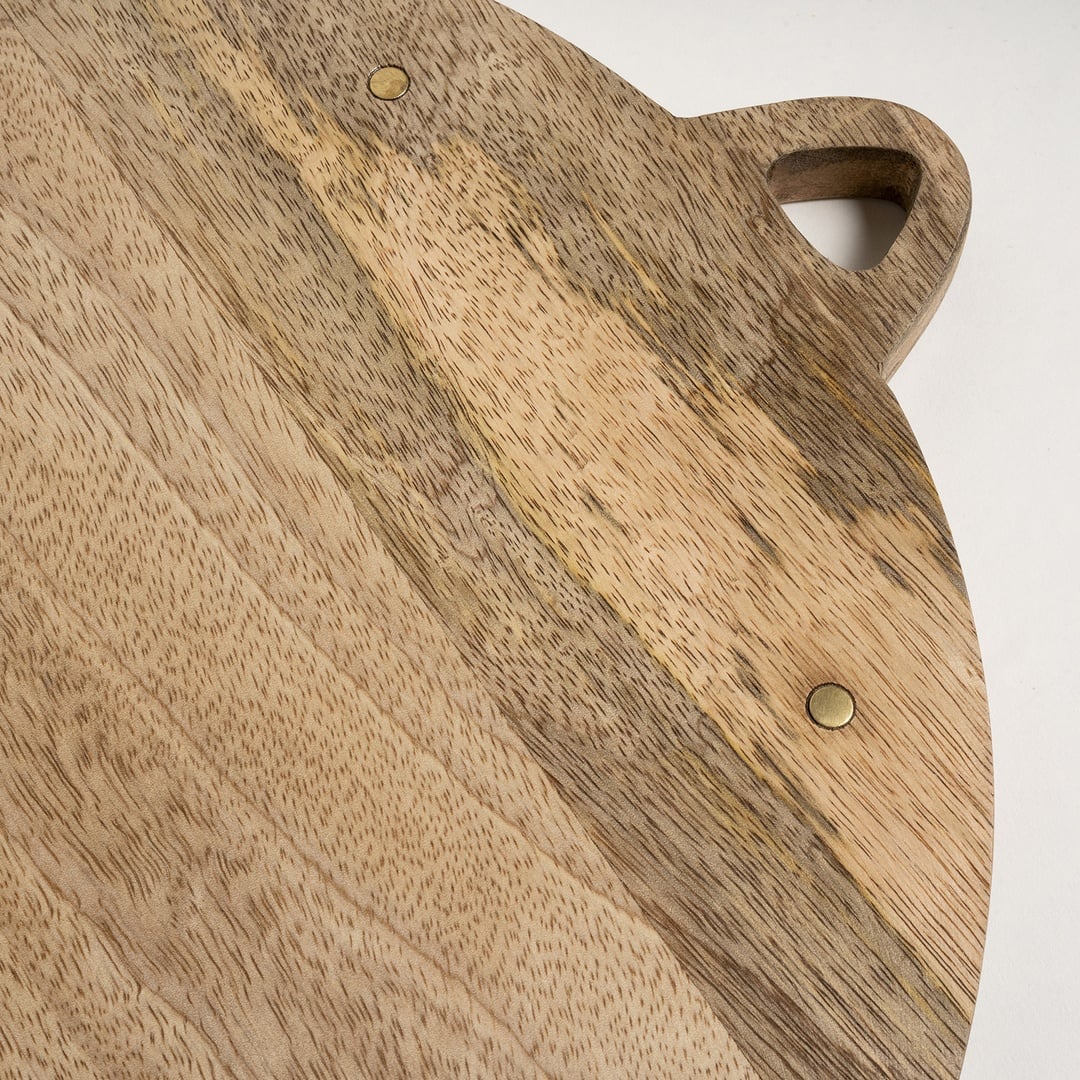 Rampur Mango Ağacı Sunum Tahtası 26x29x2 Cm Natural