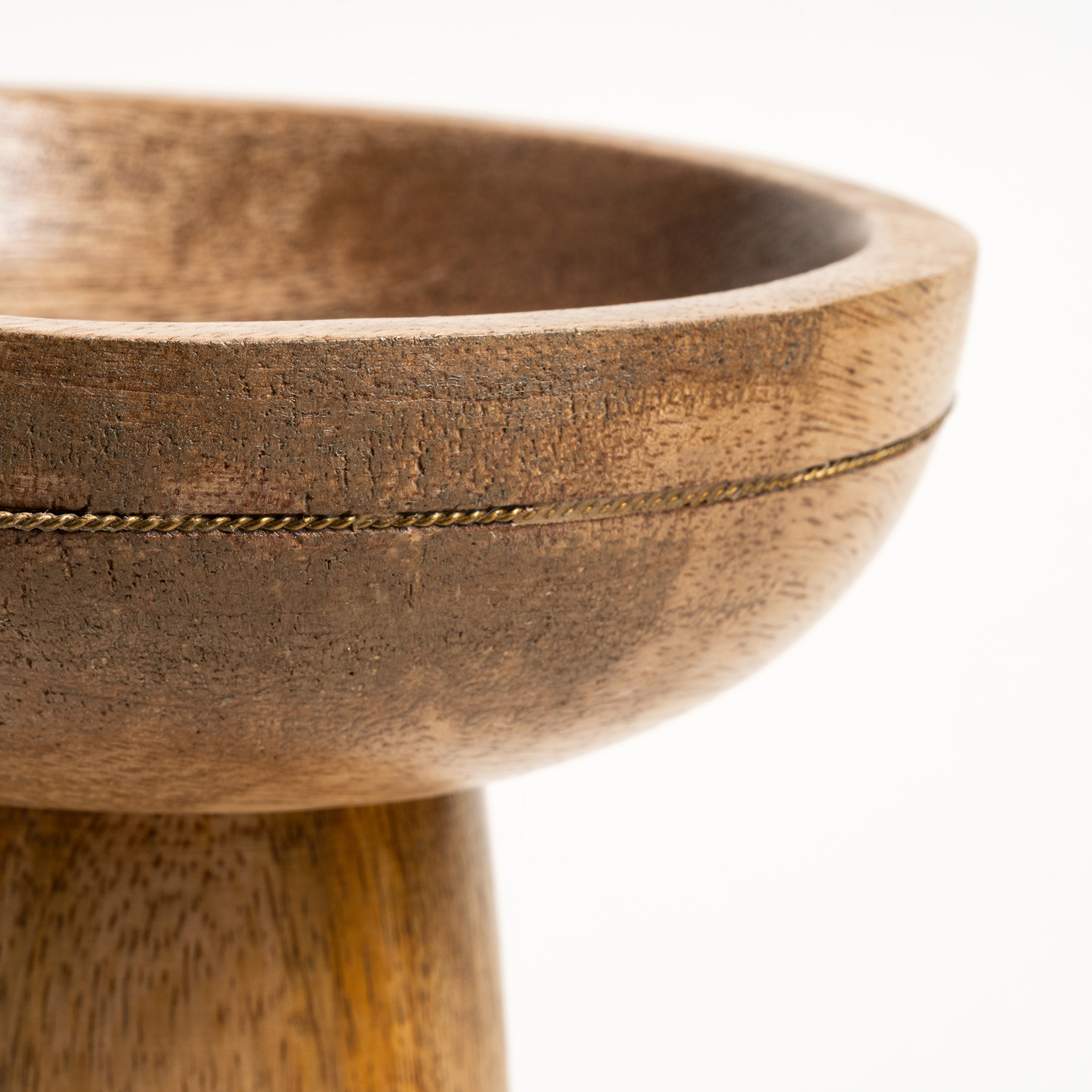 Rampur Mango Ağacı Servis Tabağı 12x12x14 Cm Natural