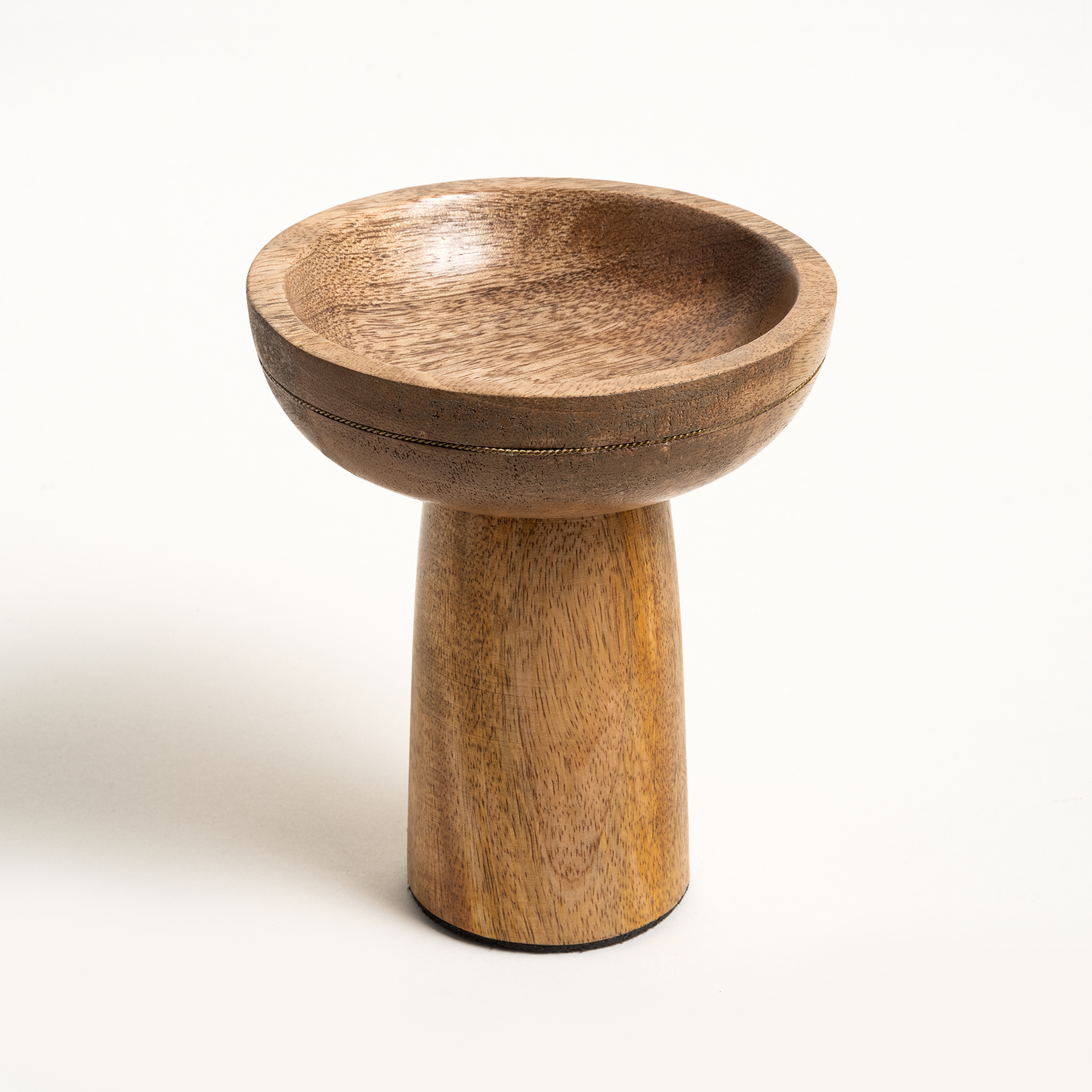 Rampur Mango Ağacı Servis Tabağı 12x12x14 Cm Natural