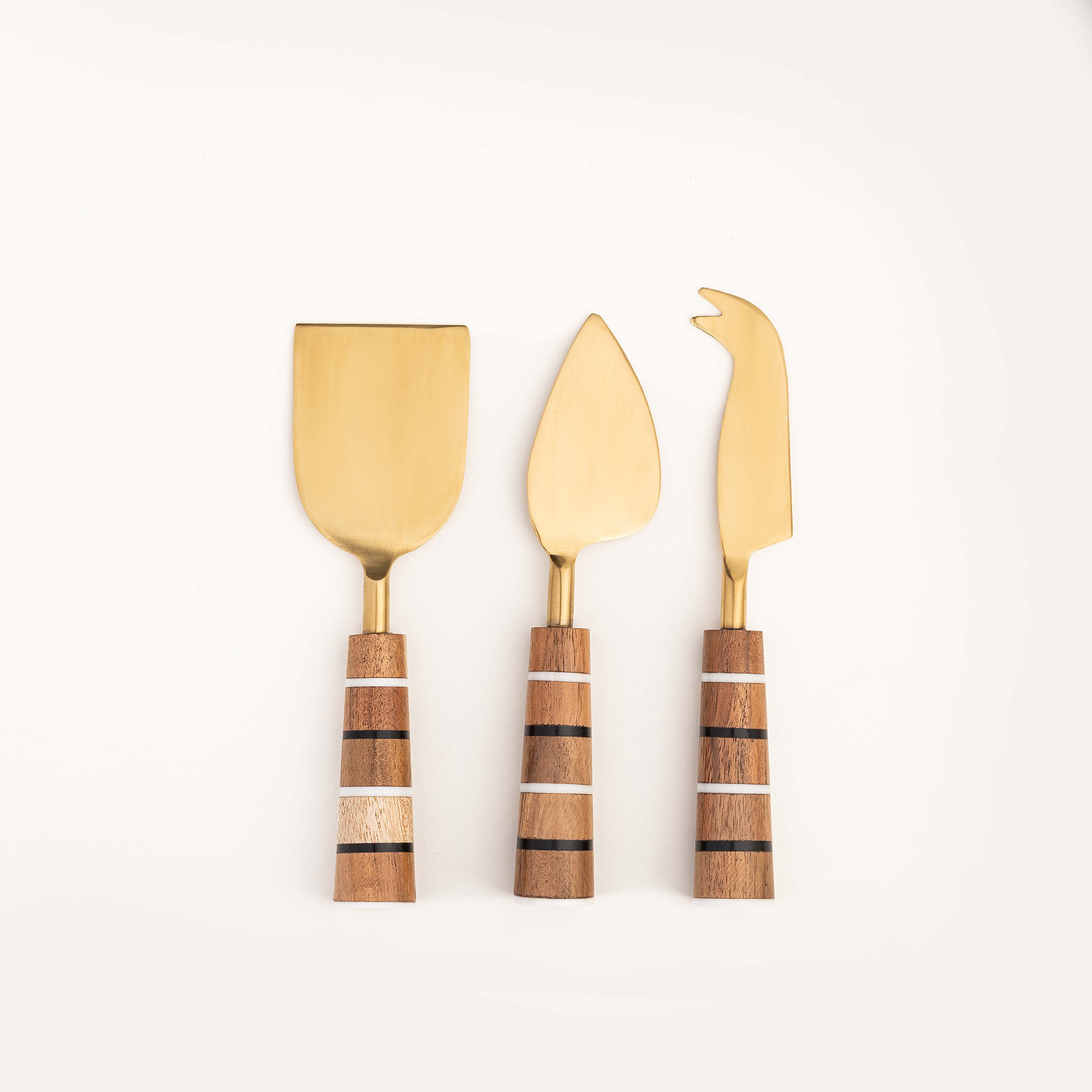 Rampur Çelik Servis Seti 16 Cm Kahverengi - Altın