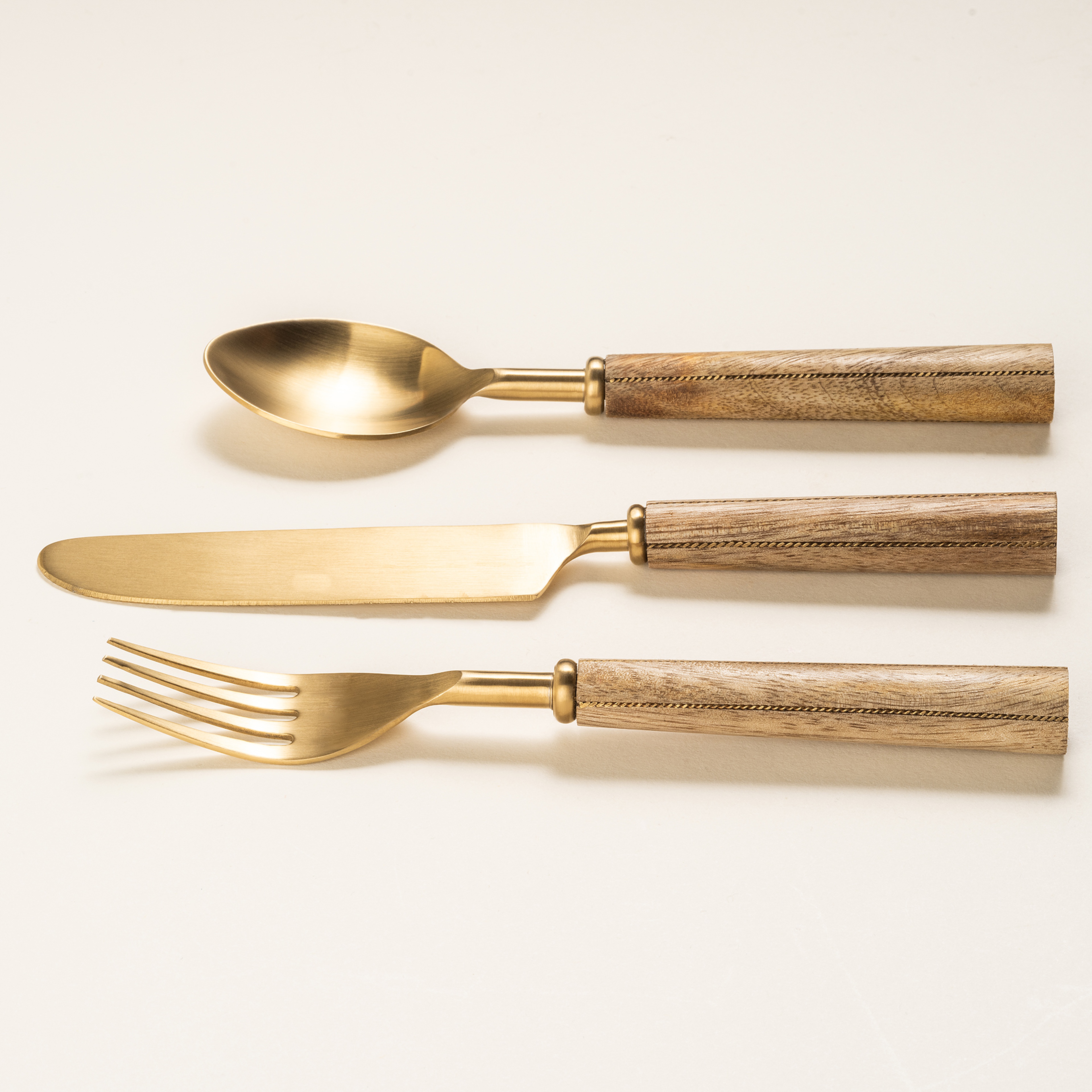 Rampur Çelik Çkb Seti 24x3x1 Cm Natural - Altın