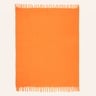 Ropar Saçaklı Akrilik Yün Akrilik Yün Koltuk Şalı 140x180 Cm Turuncu