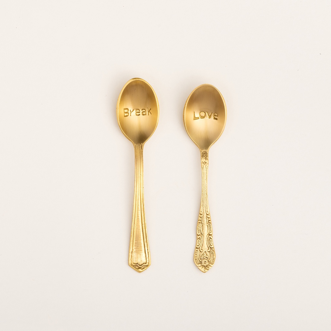 Lotus Pirinç Dekoratif Obje 14 Cm Mat Altın